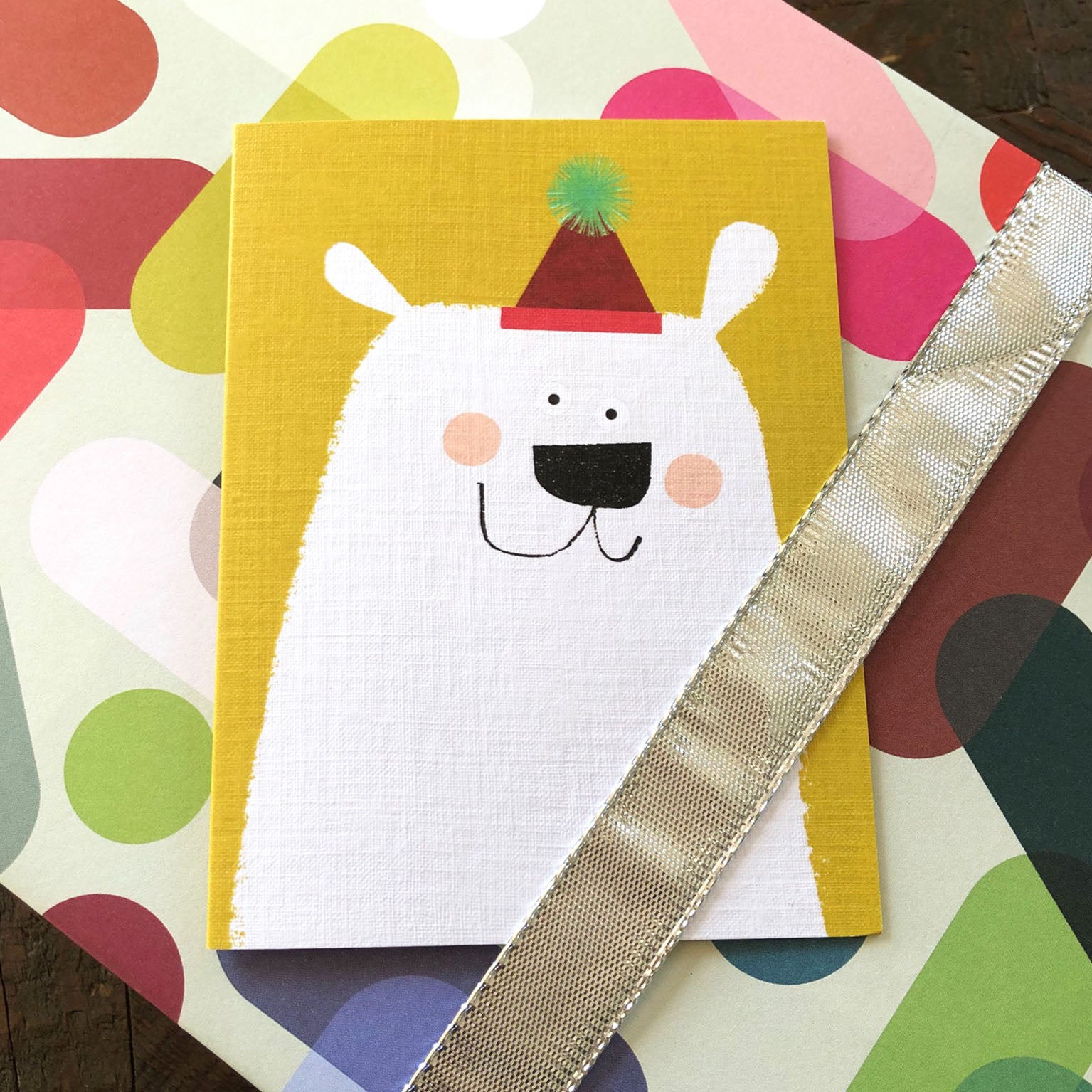 KAB14 mini polar bear card