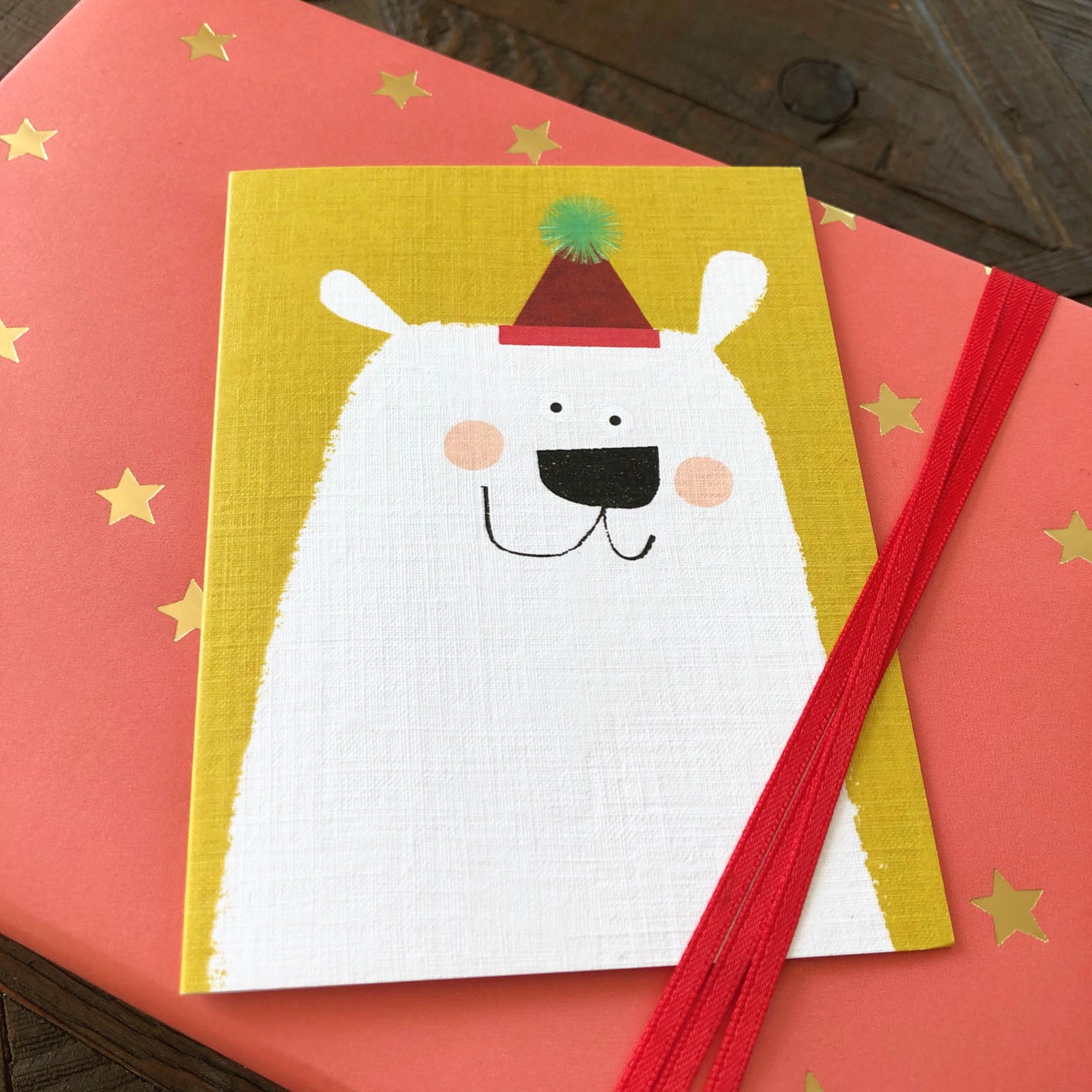 KAB14 mini polar bear card