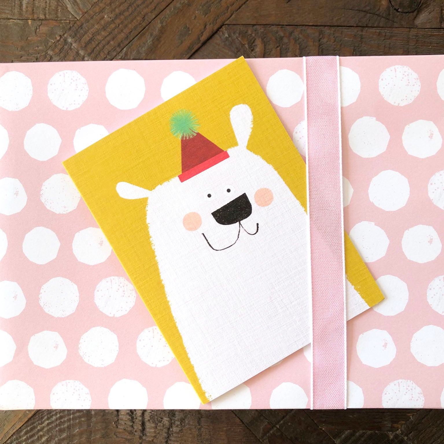 KAB14 mini polar bear card