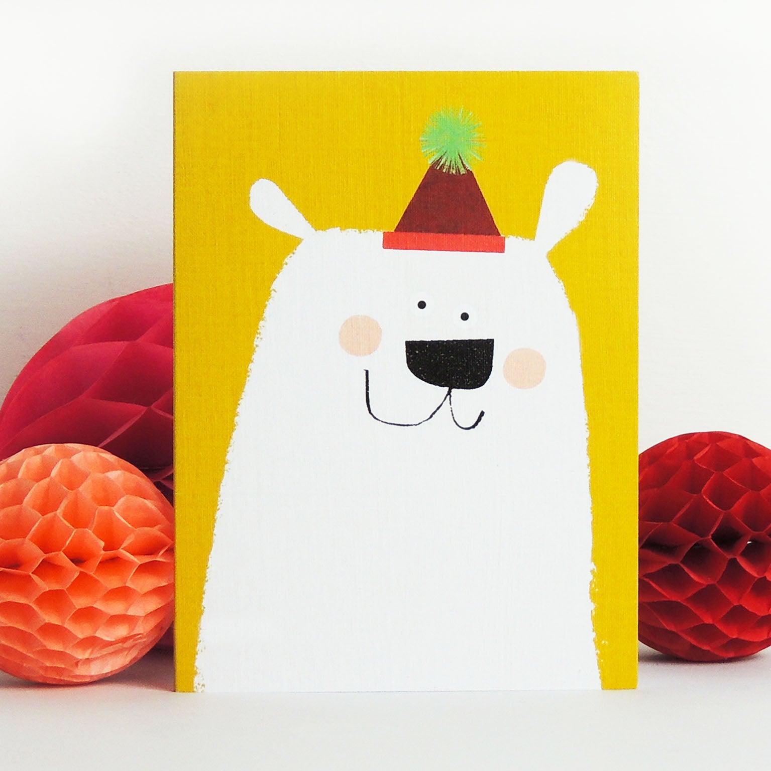 KAB14 mini polar bear card