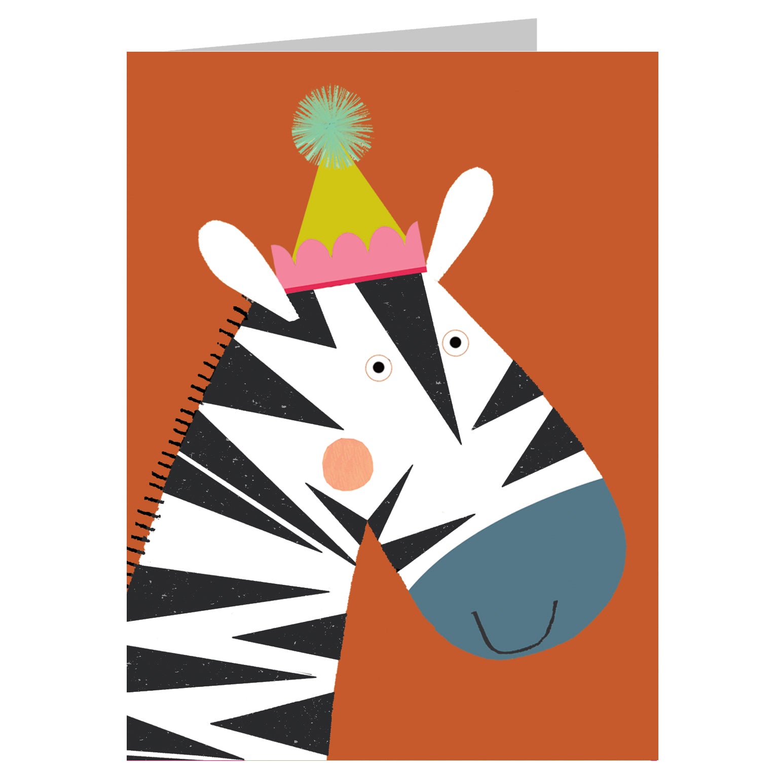 KAB20 mini zebra greetings card