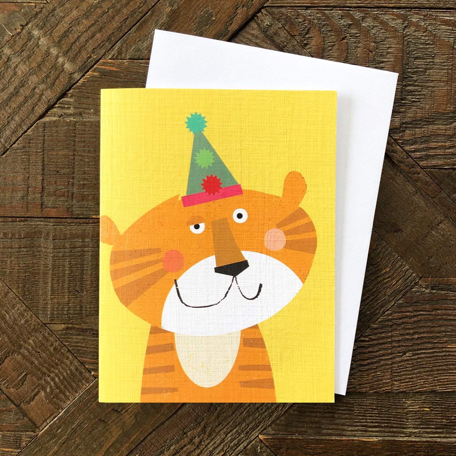 KAB22 mini tiger greetings card