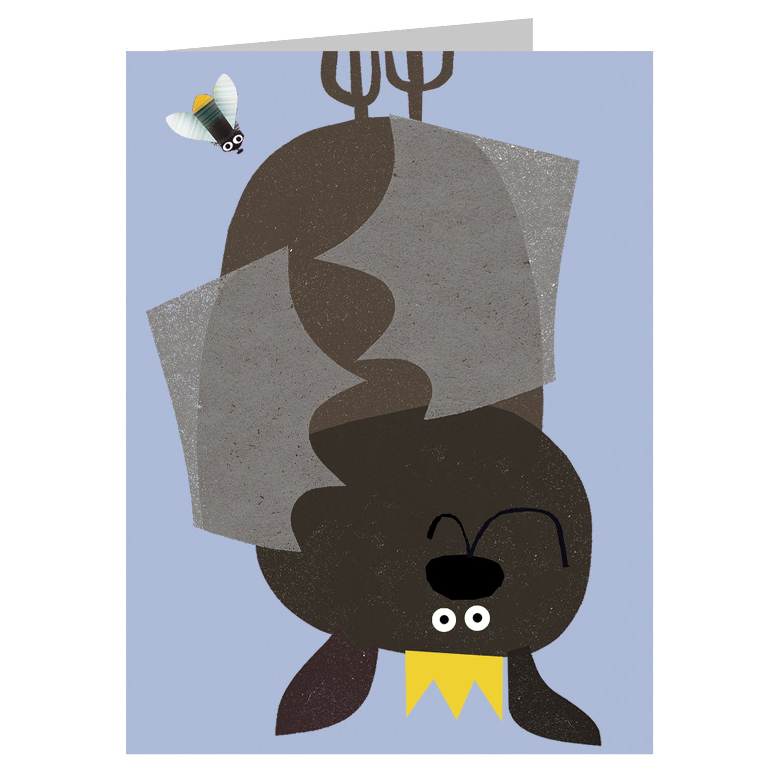 KAB29 mini bat greetings card