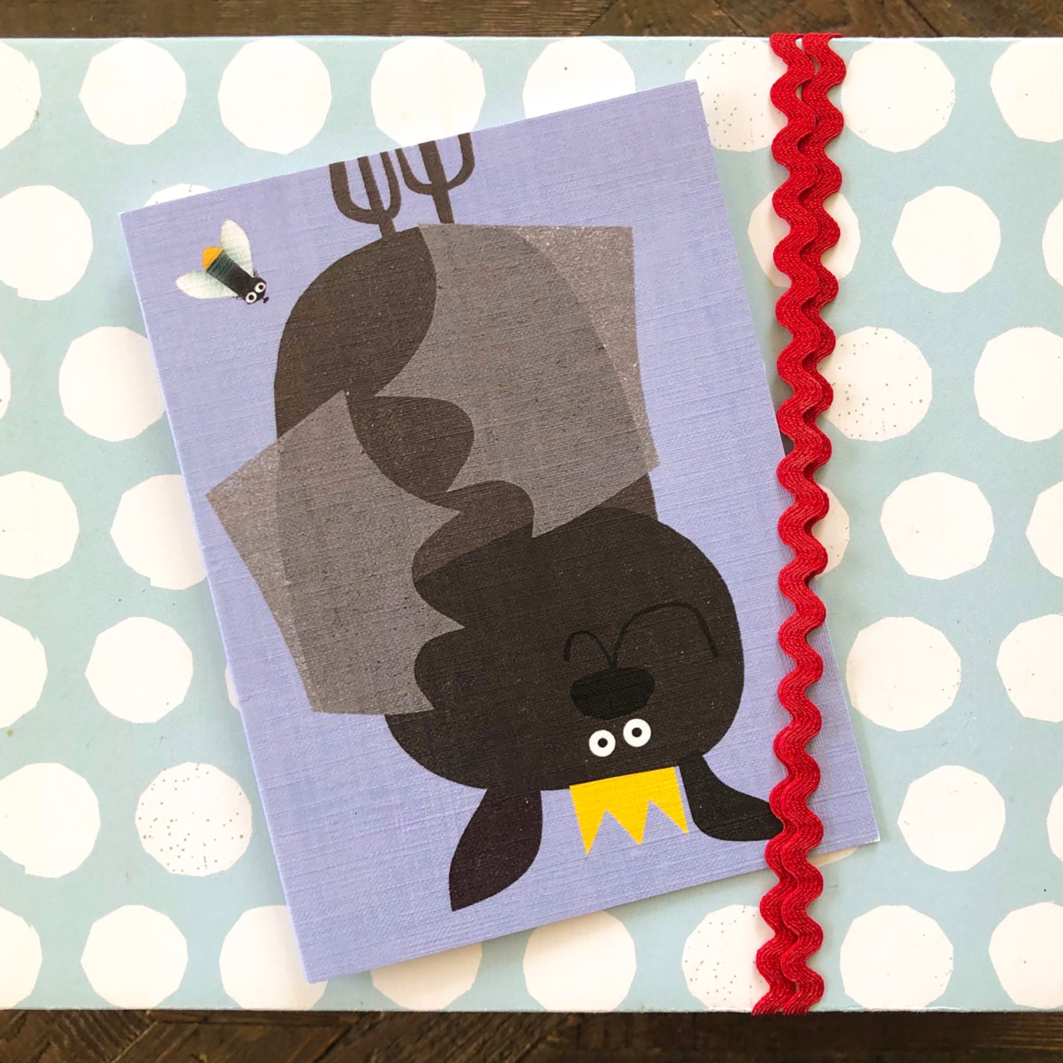 KAB29 mini bat greetings card