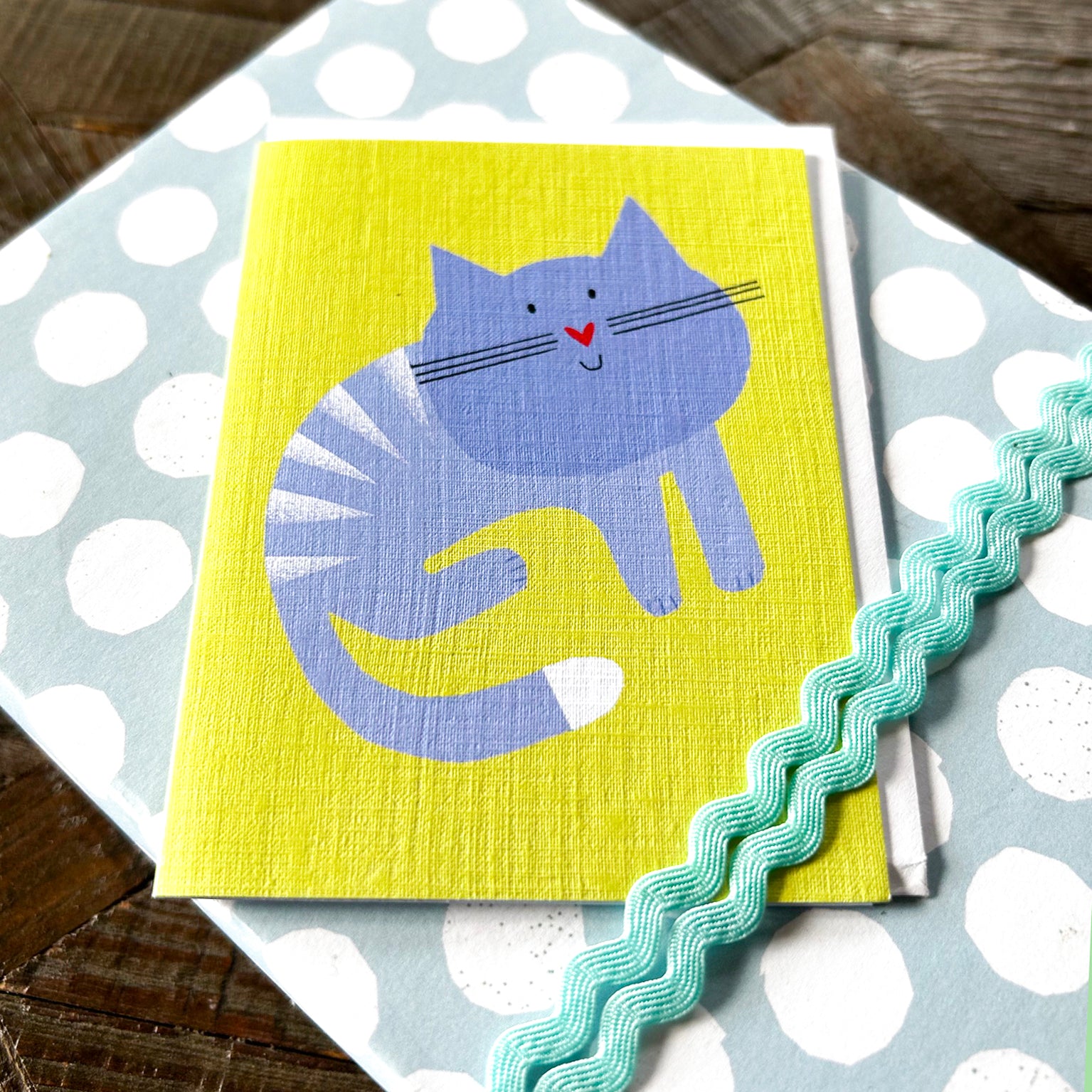 KAB36 mini kitten greetings card