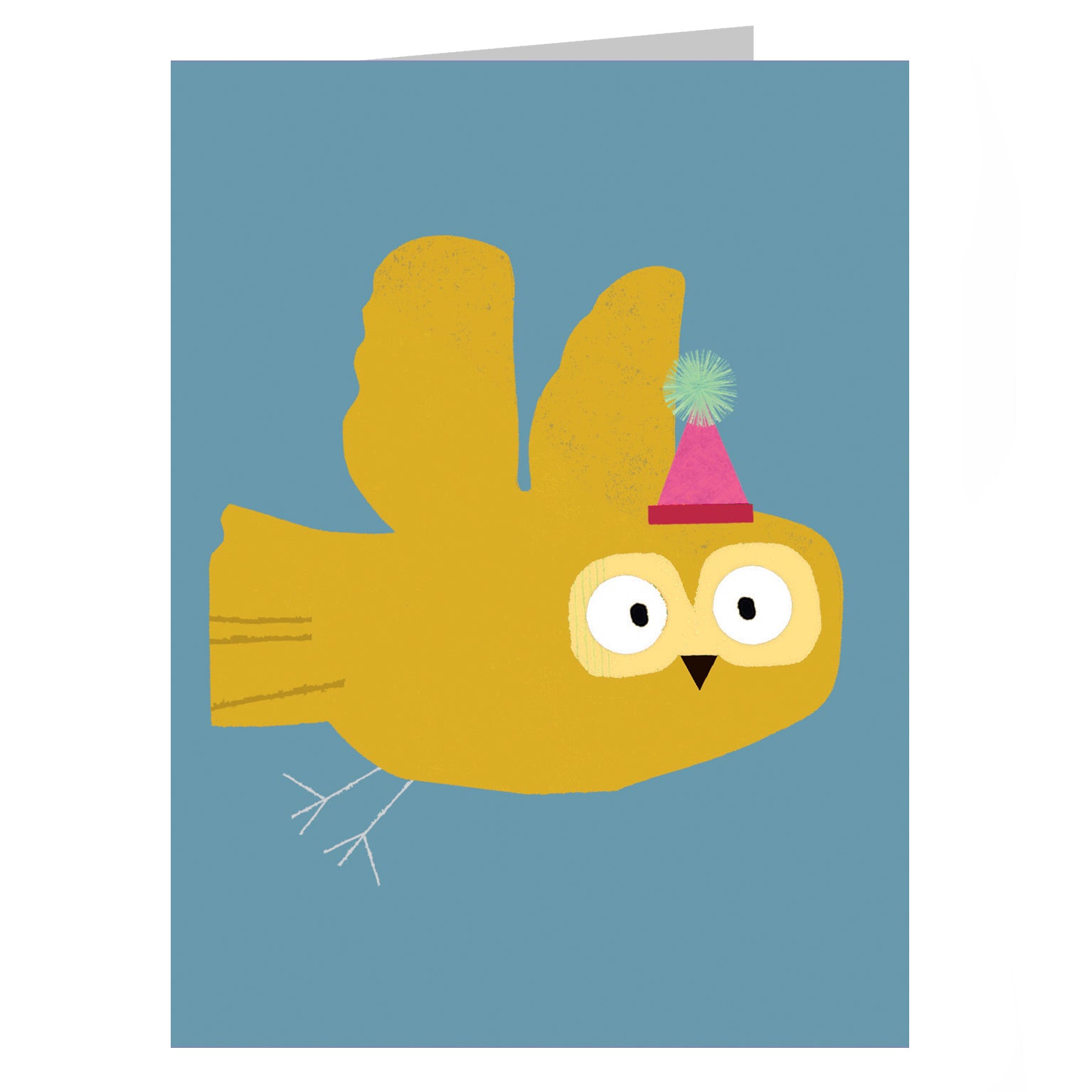 KAB40 mini owl greetings card