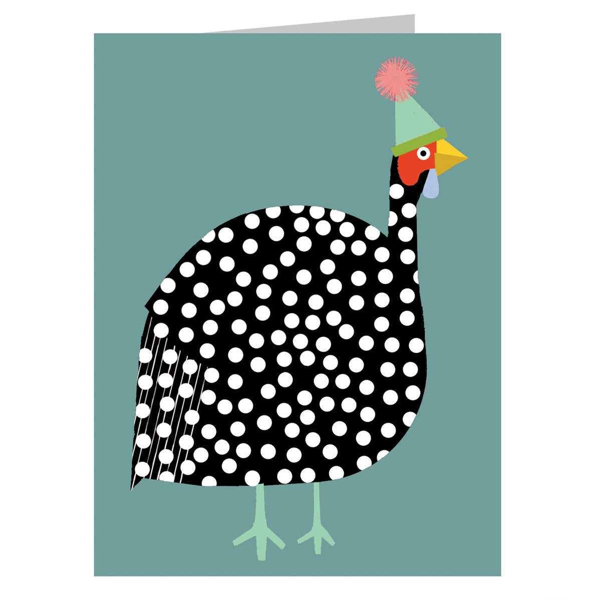 KAB41 mini guinea fowl card