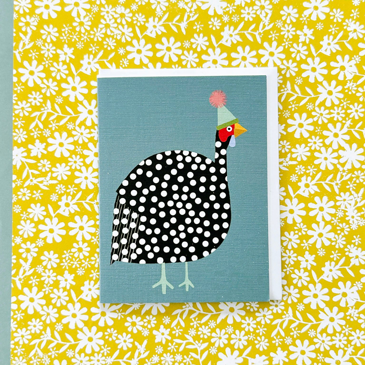 KAB41 mini guinea fowl card