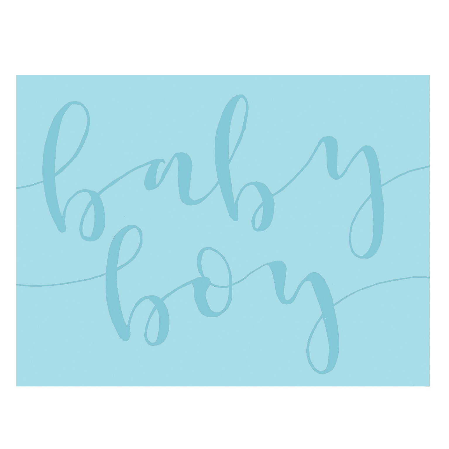 KBW01 mini baby boy card