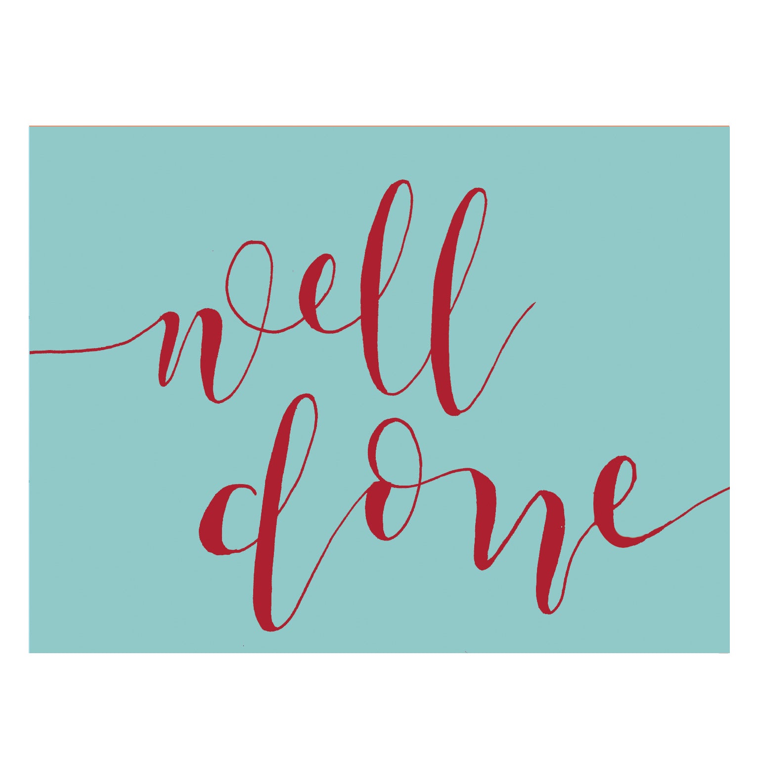 KBW02 mini well done card