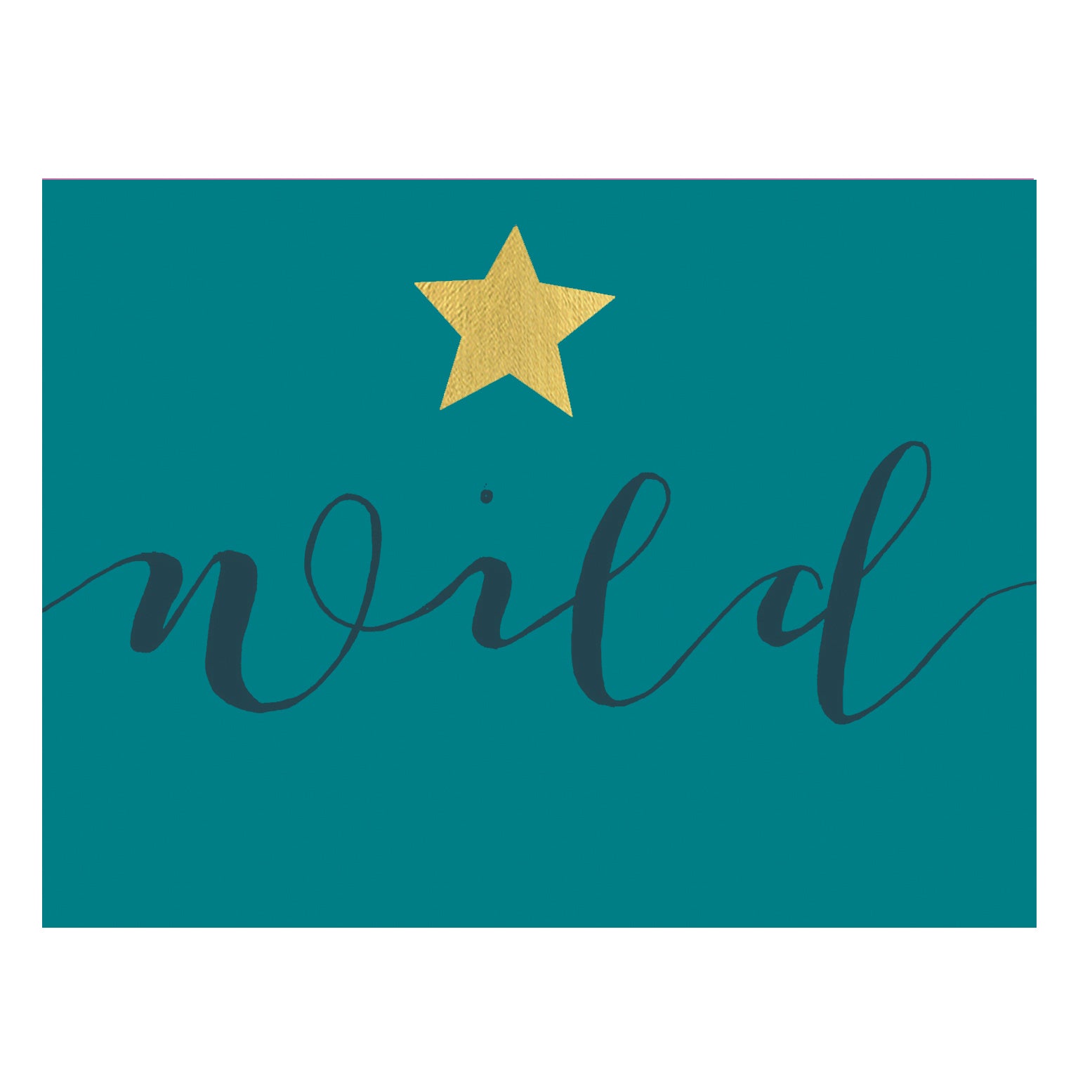 KBW03 mini gold foiled wild card