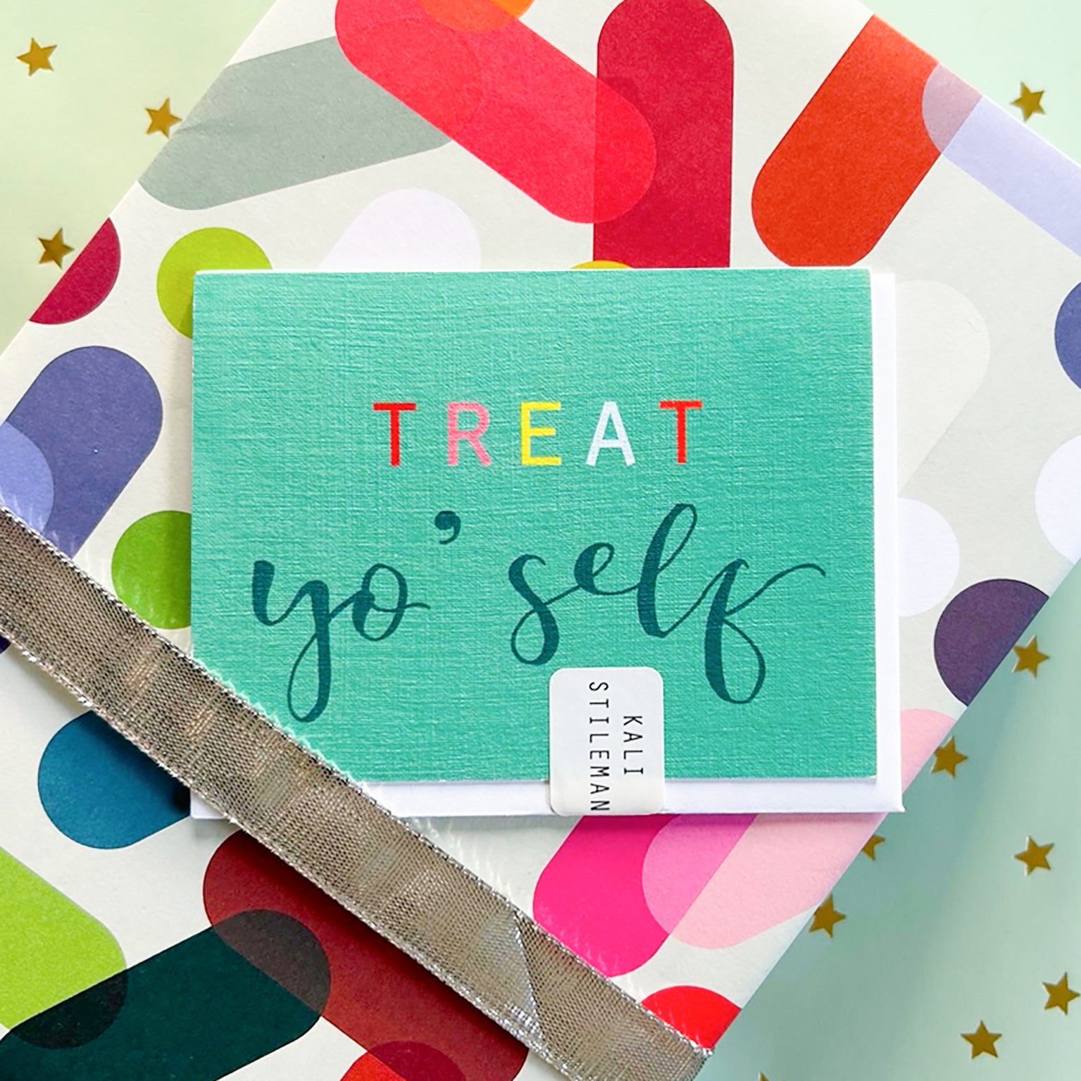 KBW11 mini treat yo'self card
