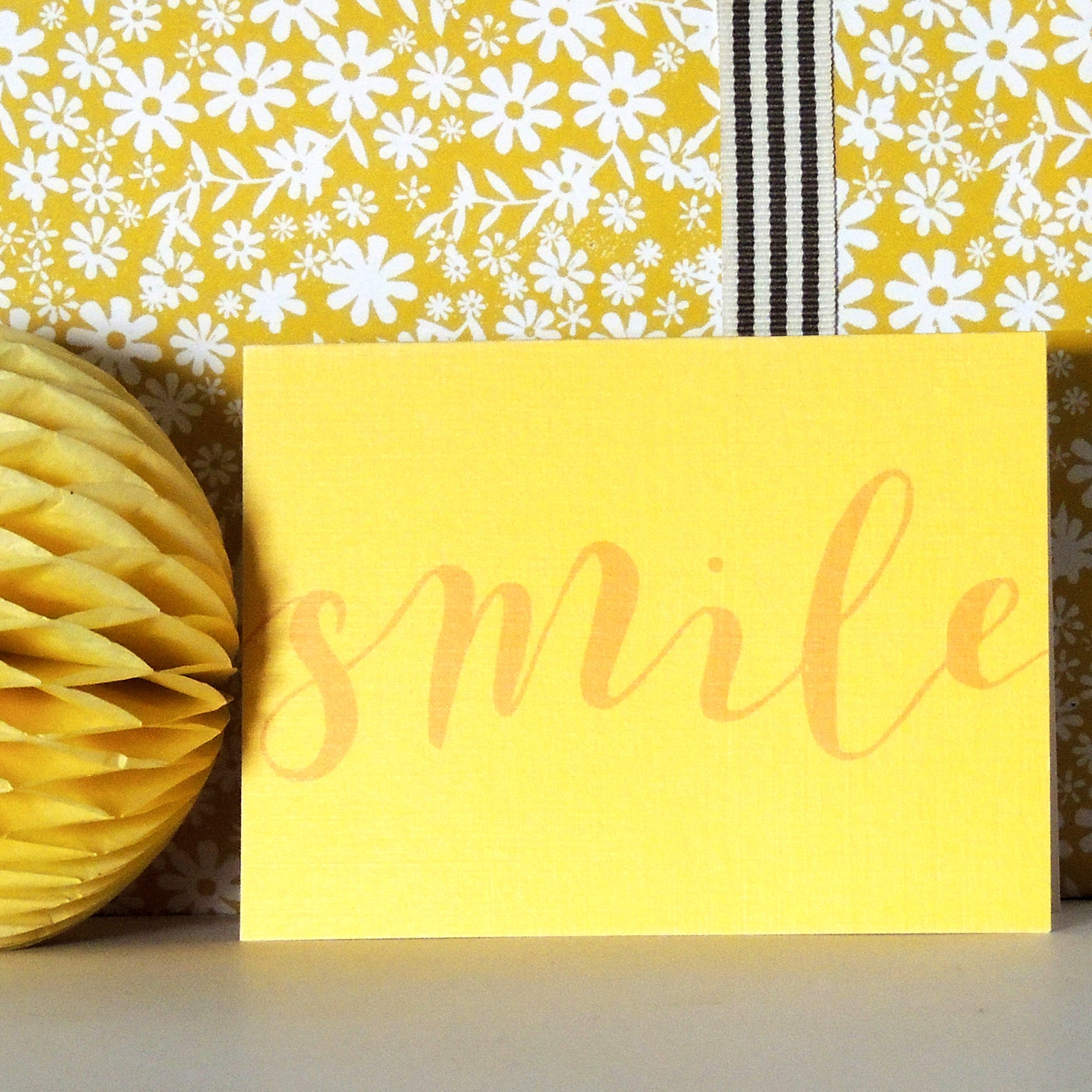 KBW17 mini smile greetings card