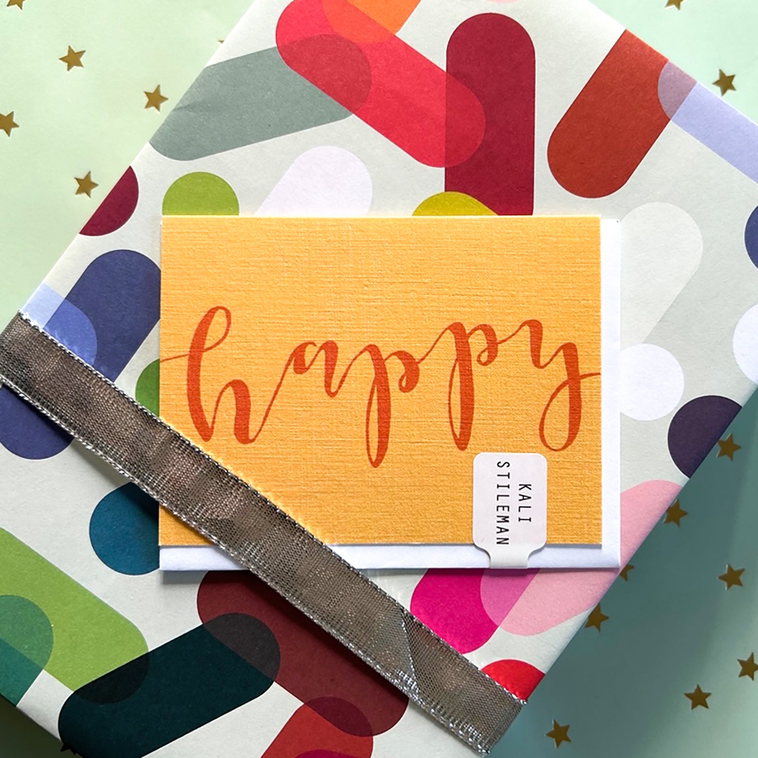 KBW18 mini happy greetings card