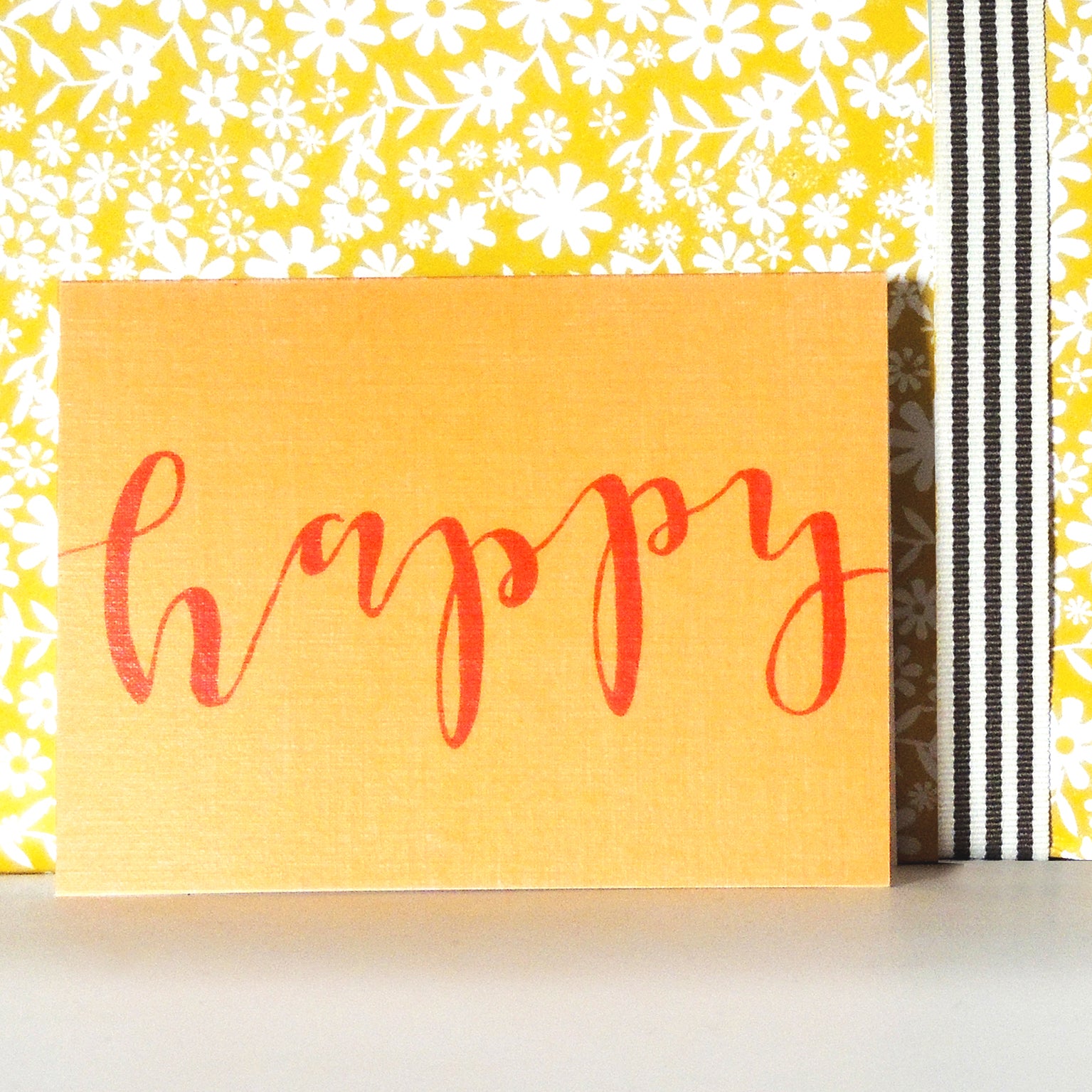 KBW18 mini happy greetings card
