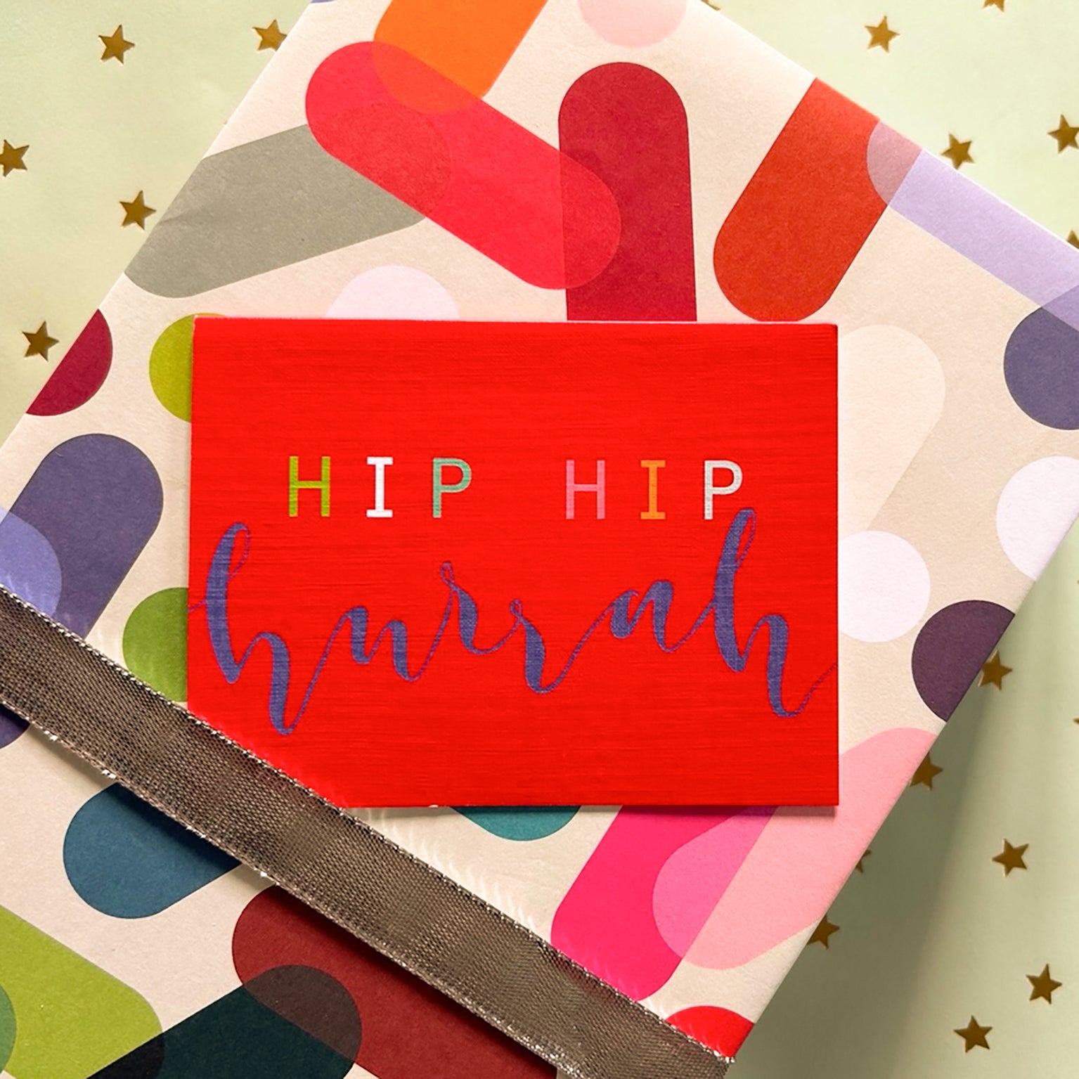 KBW20 mini HIP HIP hurrah card