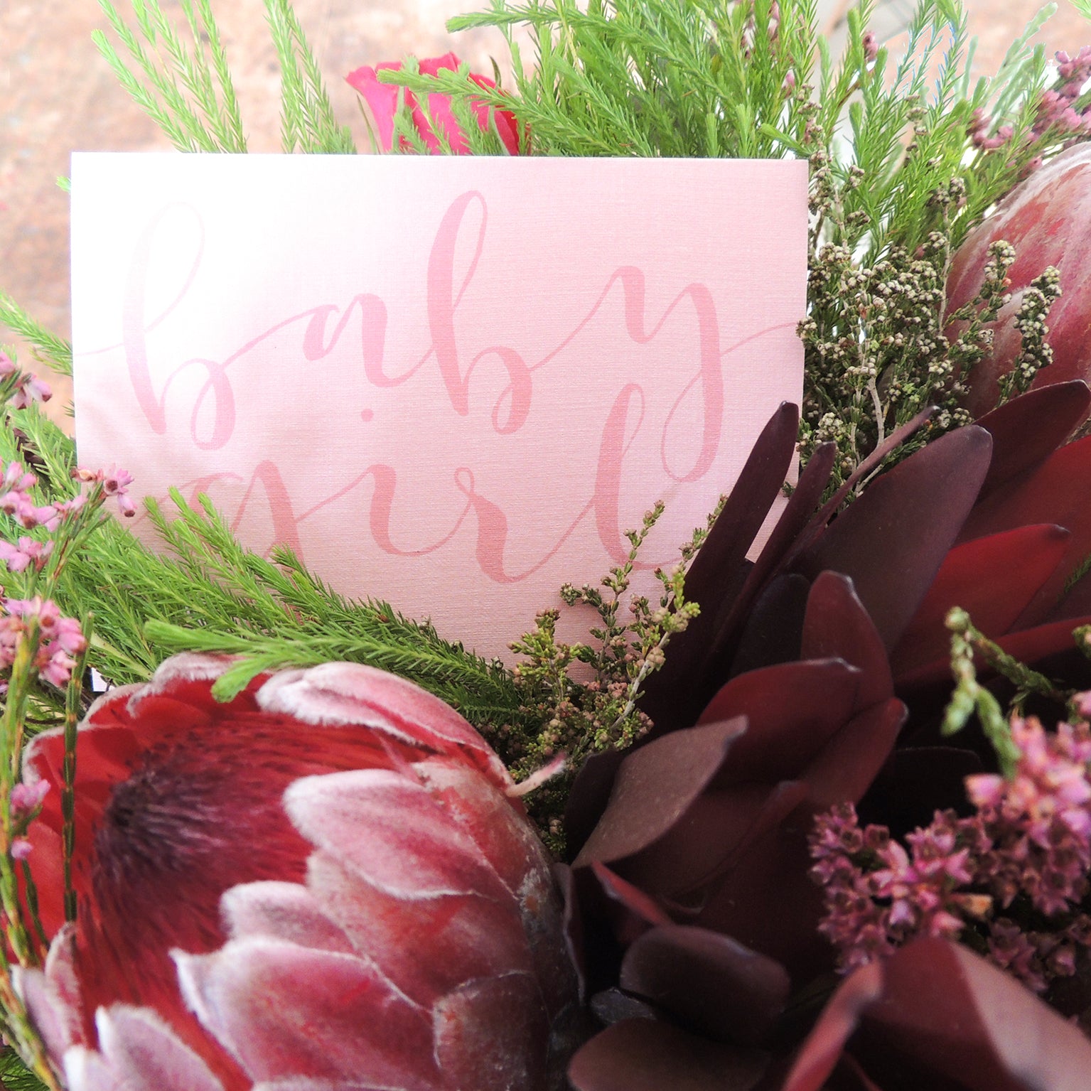 KBW22 mini baby girl card