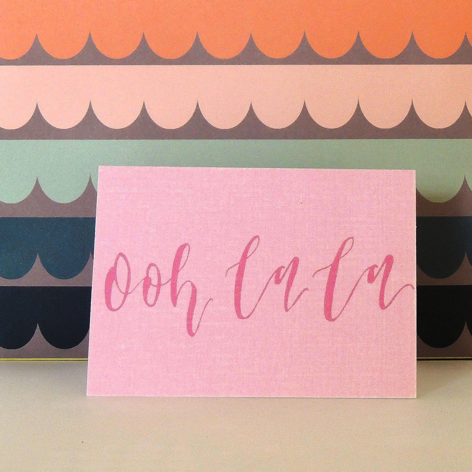 KBW26 mini ooh la la card