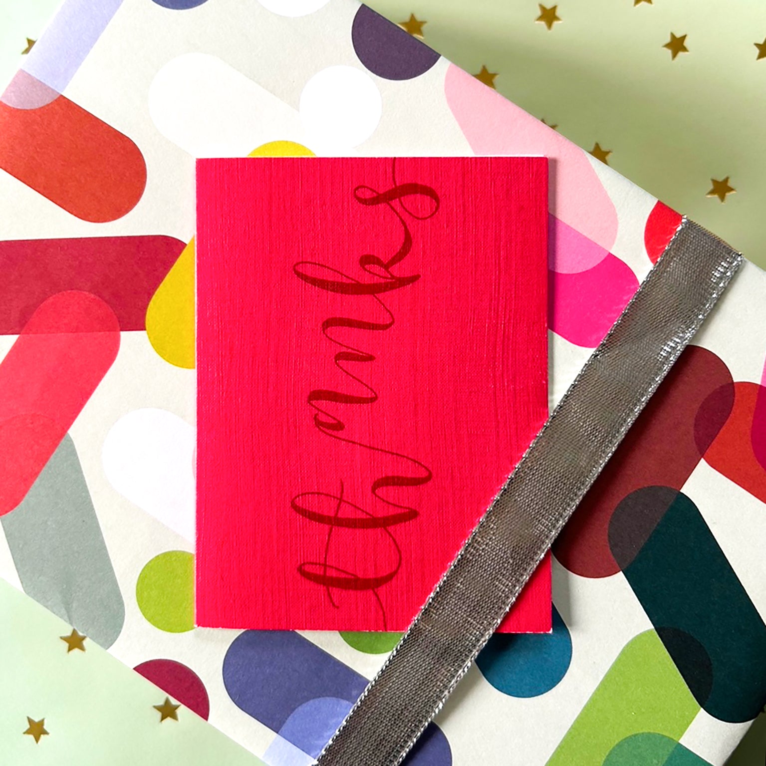 KBW30 mini thanks greetings card