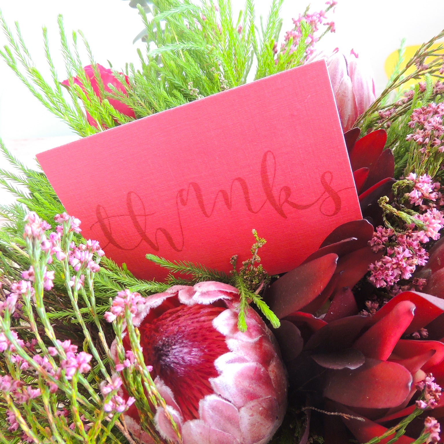 KBW30 mini thanks greetings card