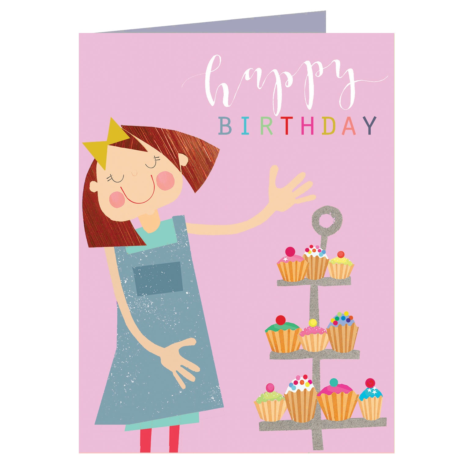 KTG01 mini glittery bake off card