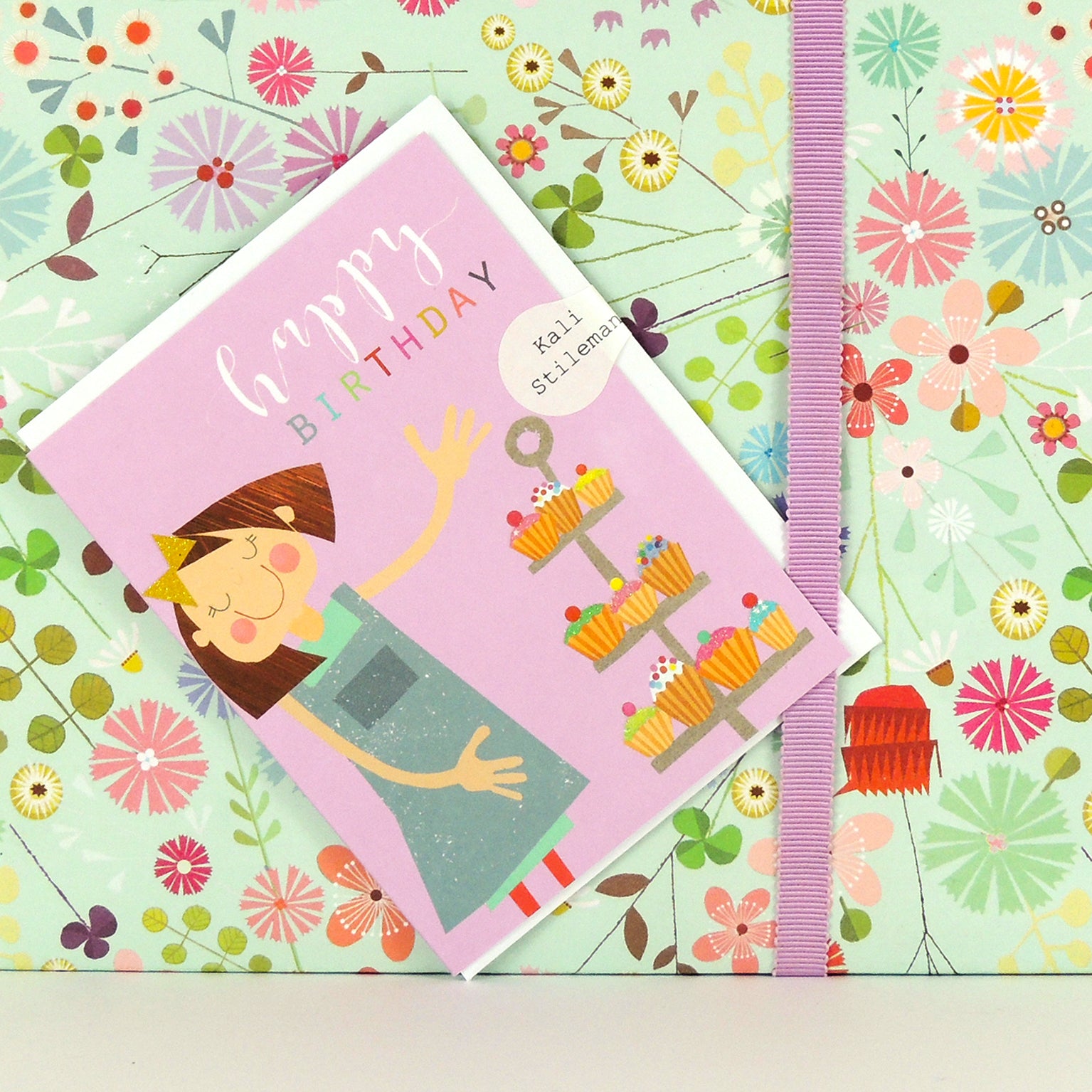 KTG01 mini glittery bake off card