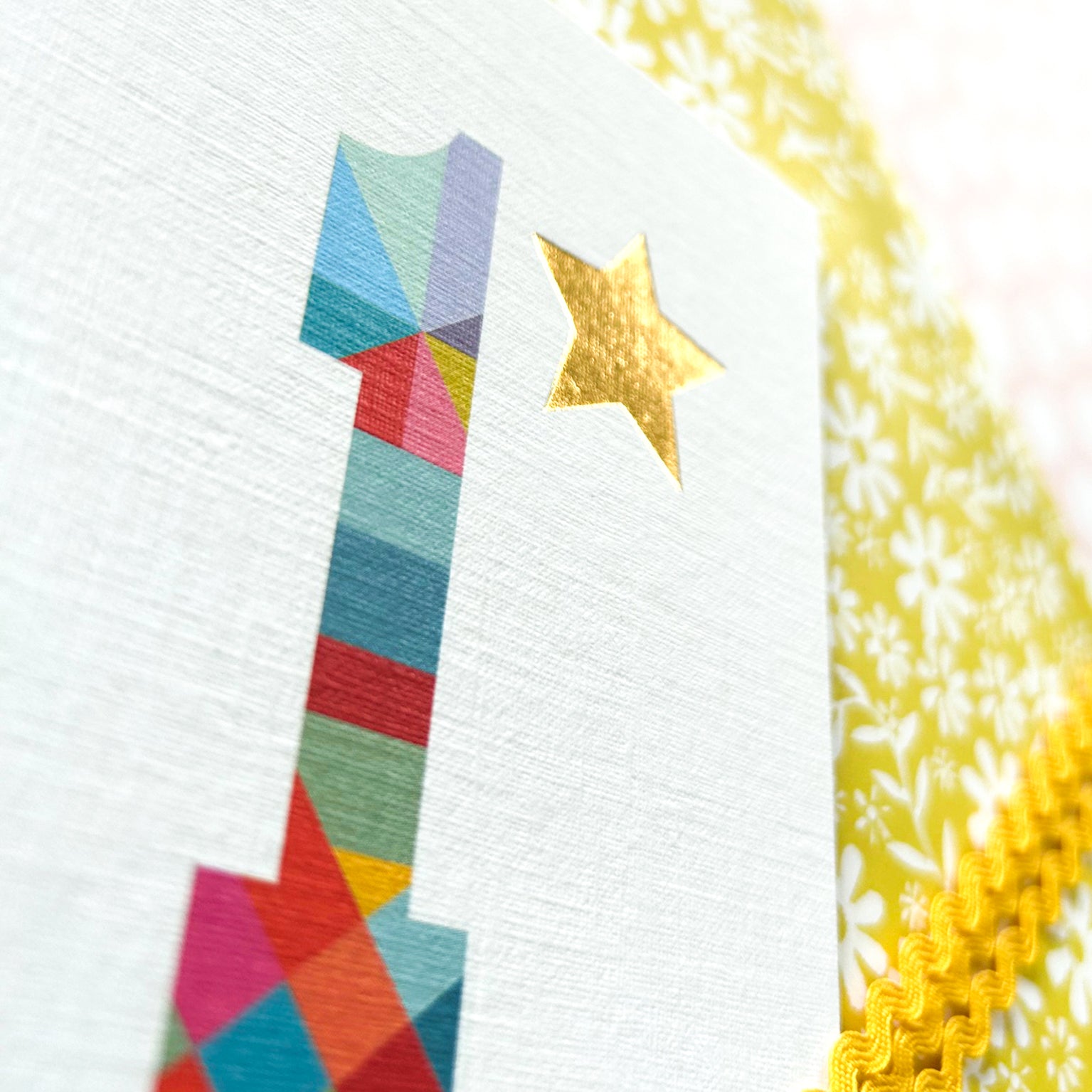 KTW01 mini gold star number one card