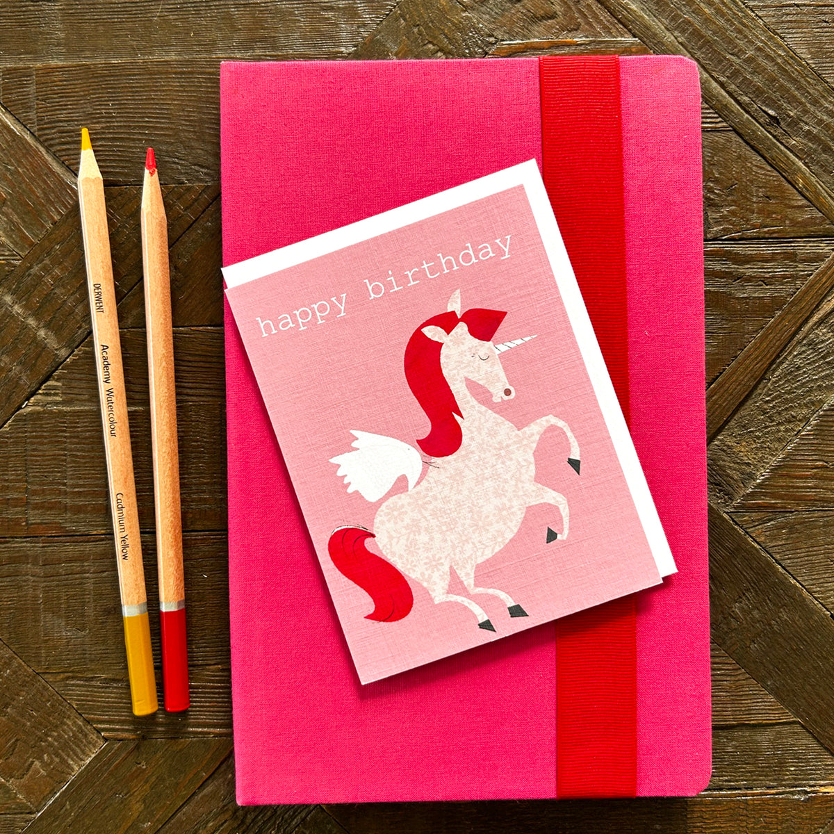 KTW21 mini unicorn birthday card