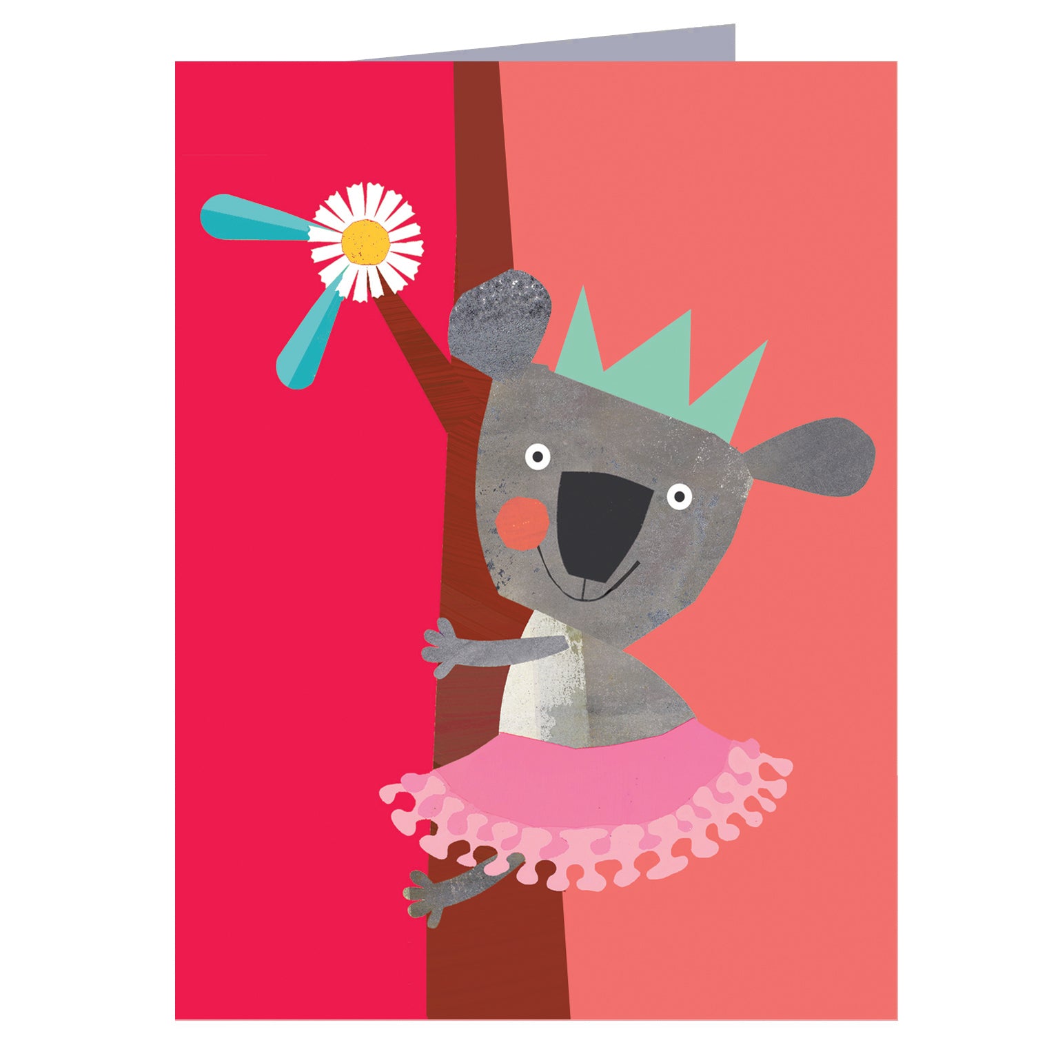 KTW43 mini koala greetings card