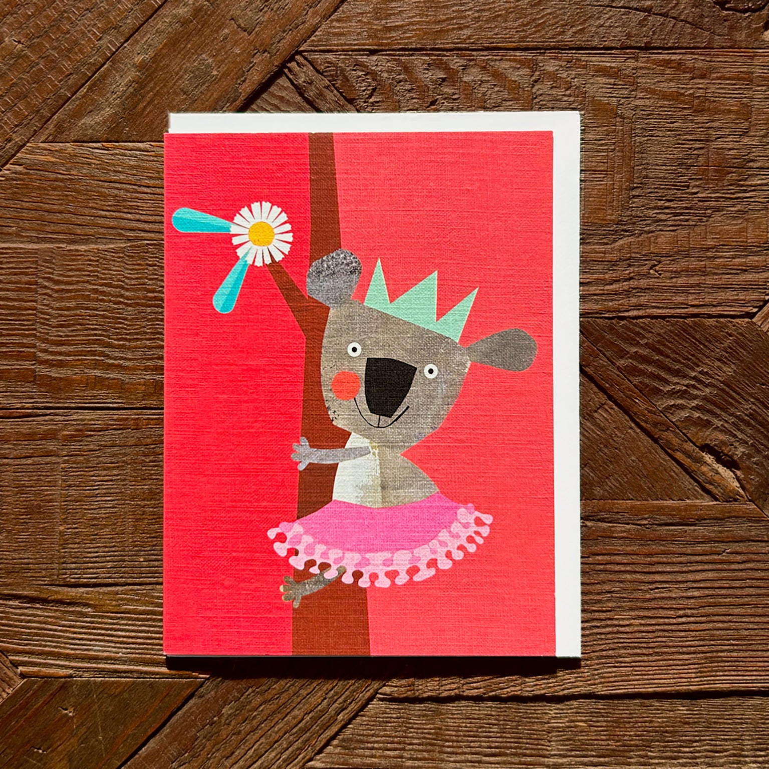 KTW43 mini koala greetings card