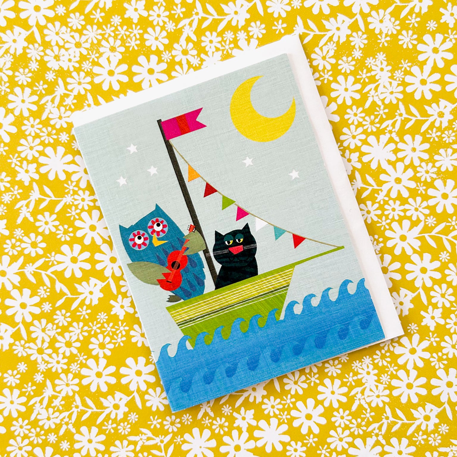 KTW49 mini owl and pussycat card