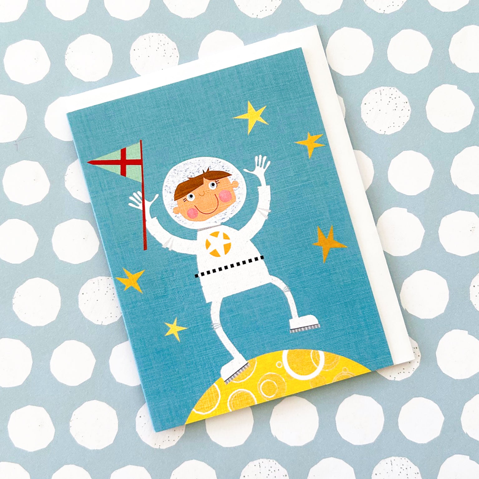 KTW51 mini spaceman greetings card