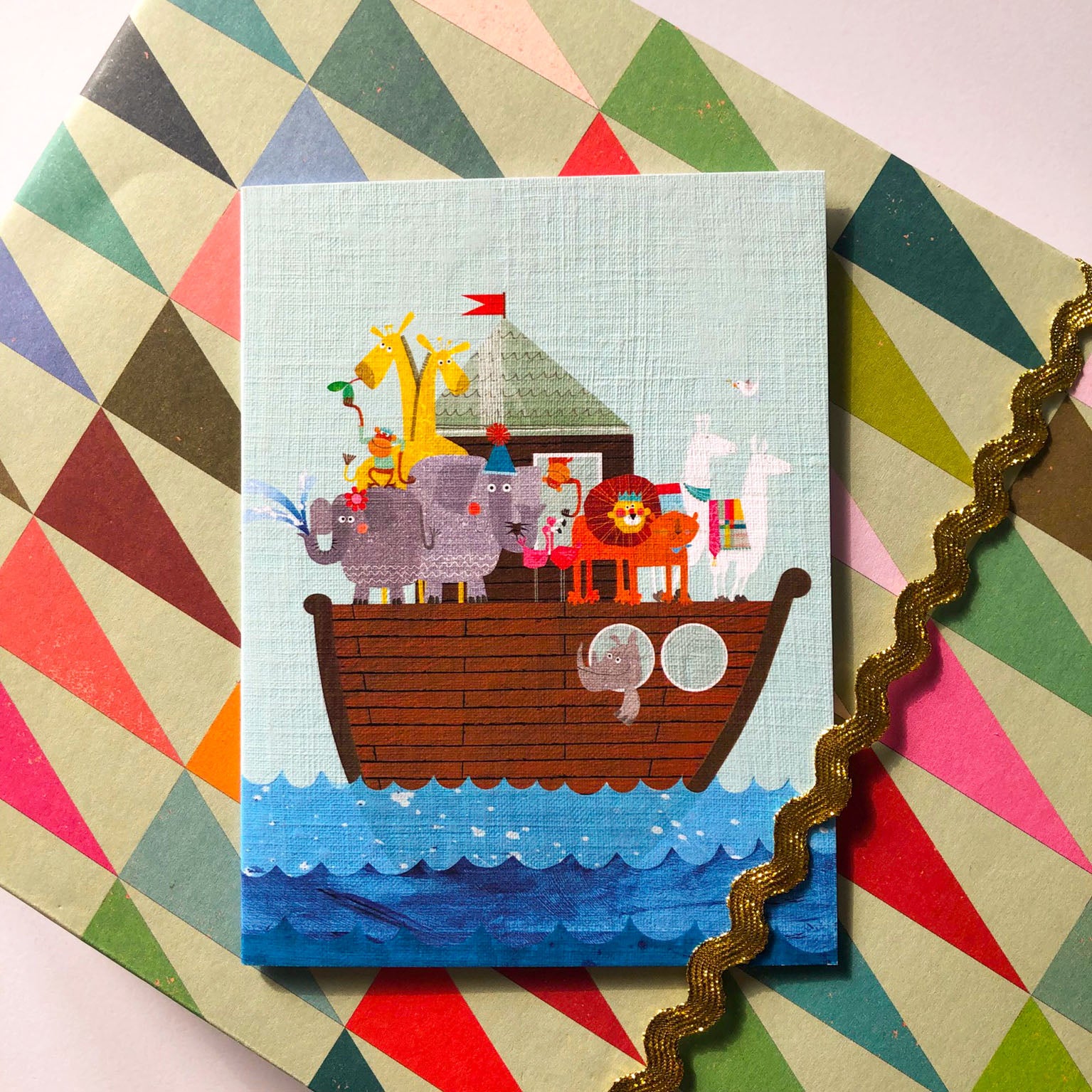 KTW55 mini ark Christening card