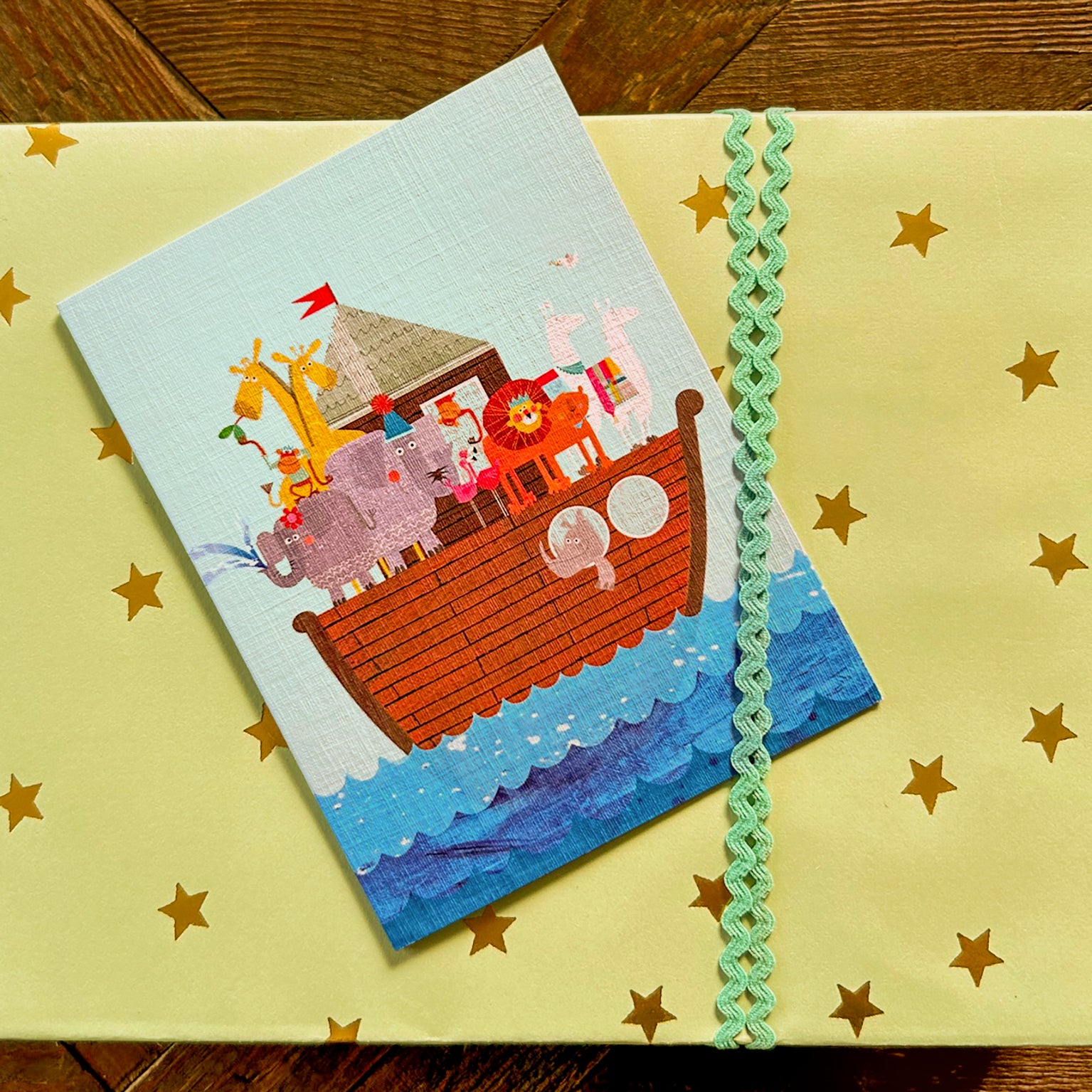 KTW55 mini ark Christening card