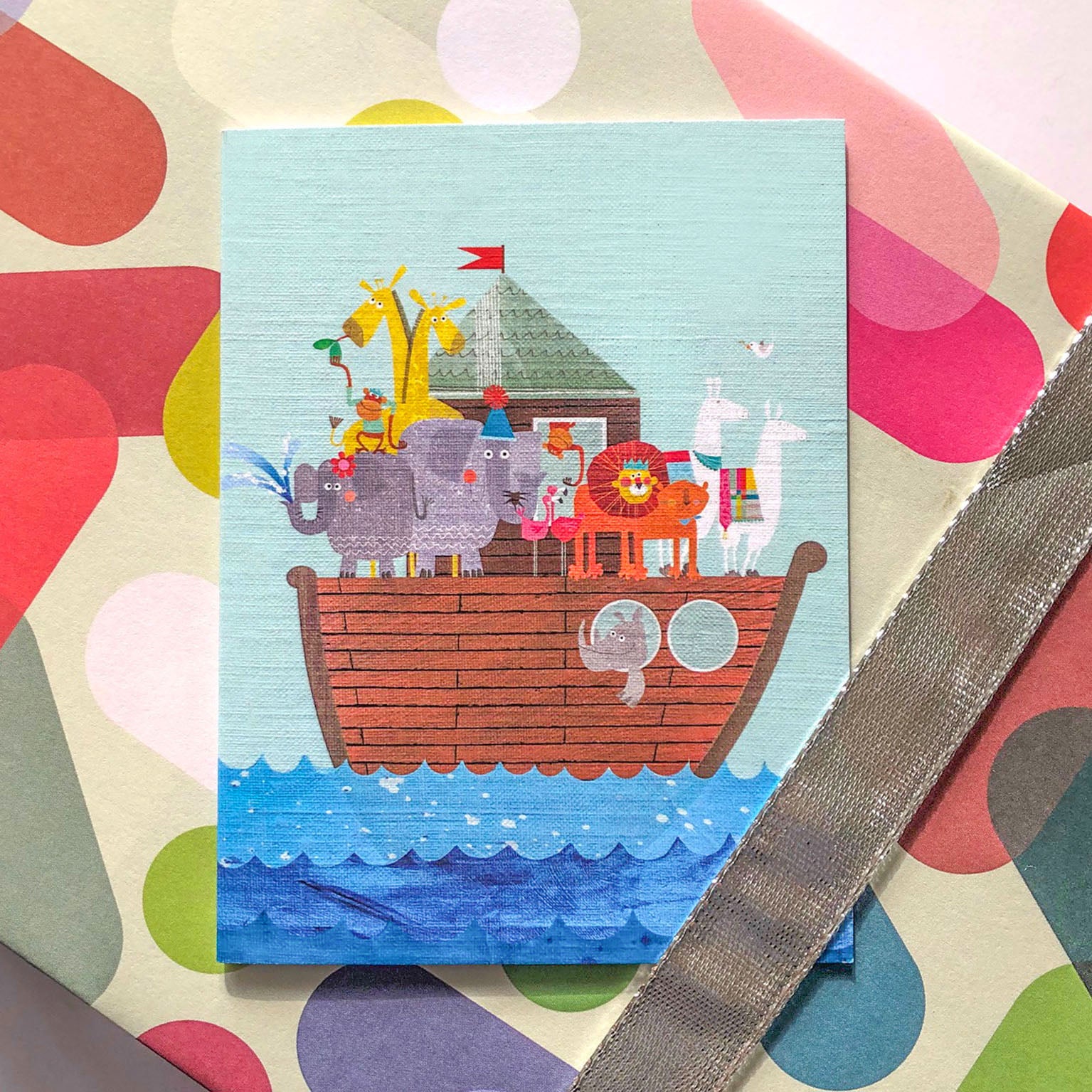 KTW55 mini ark Christening card