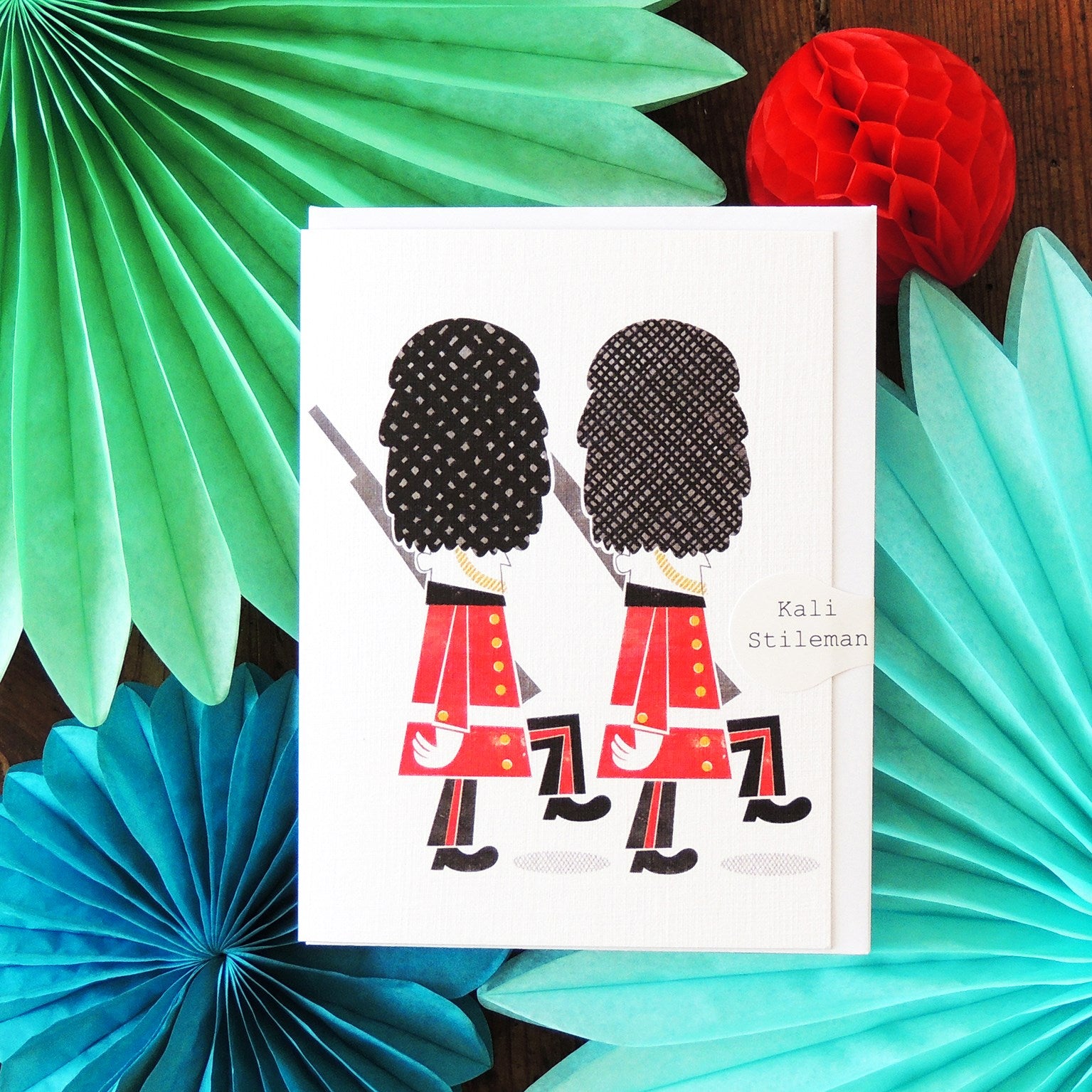 LN02 mini soldier greetings card