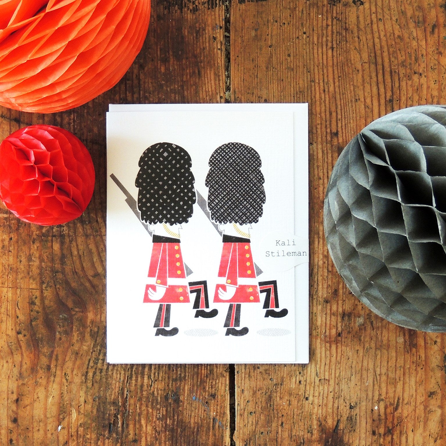 LN02 mini soldier greetings card