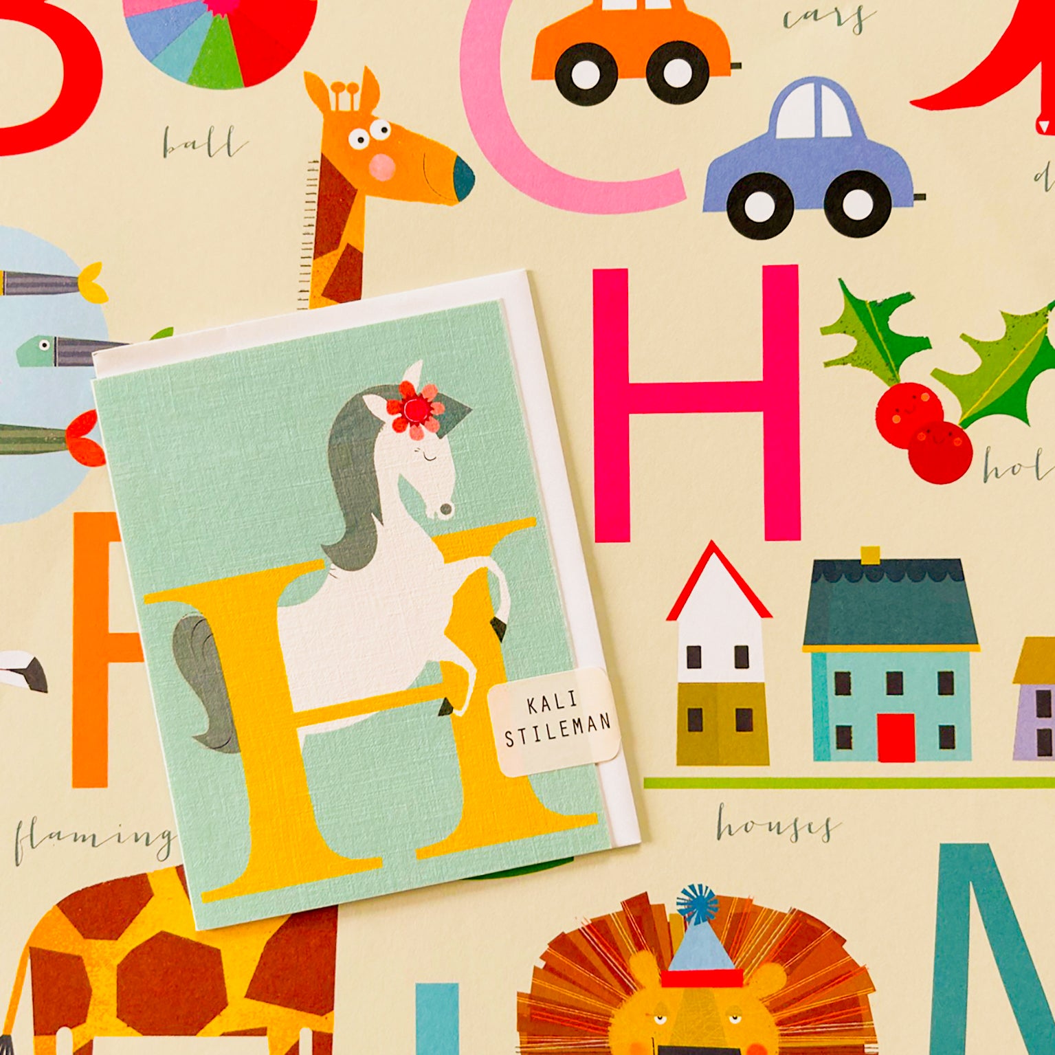 LTW08 mini H for horse card