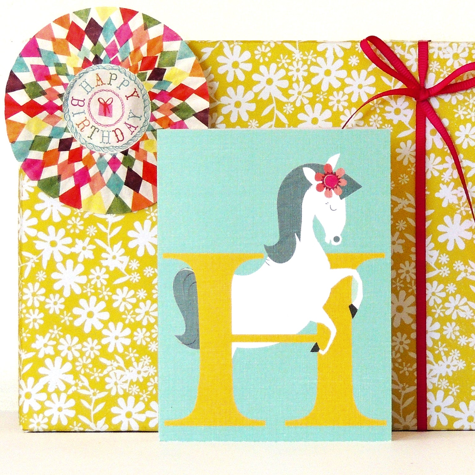 LTW08 mini H for horse card