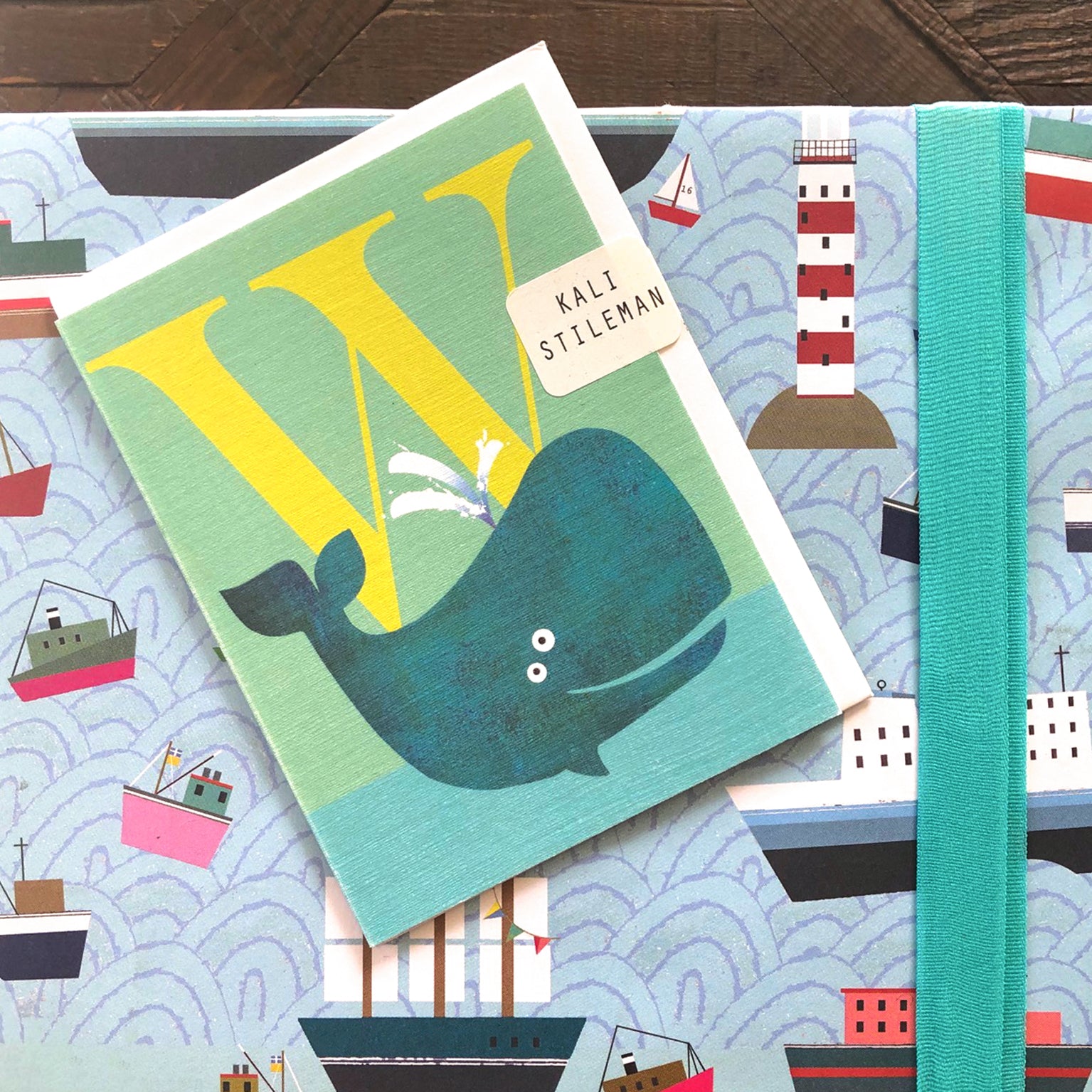 LTW23 mini W for whale card