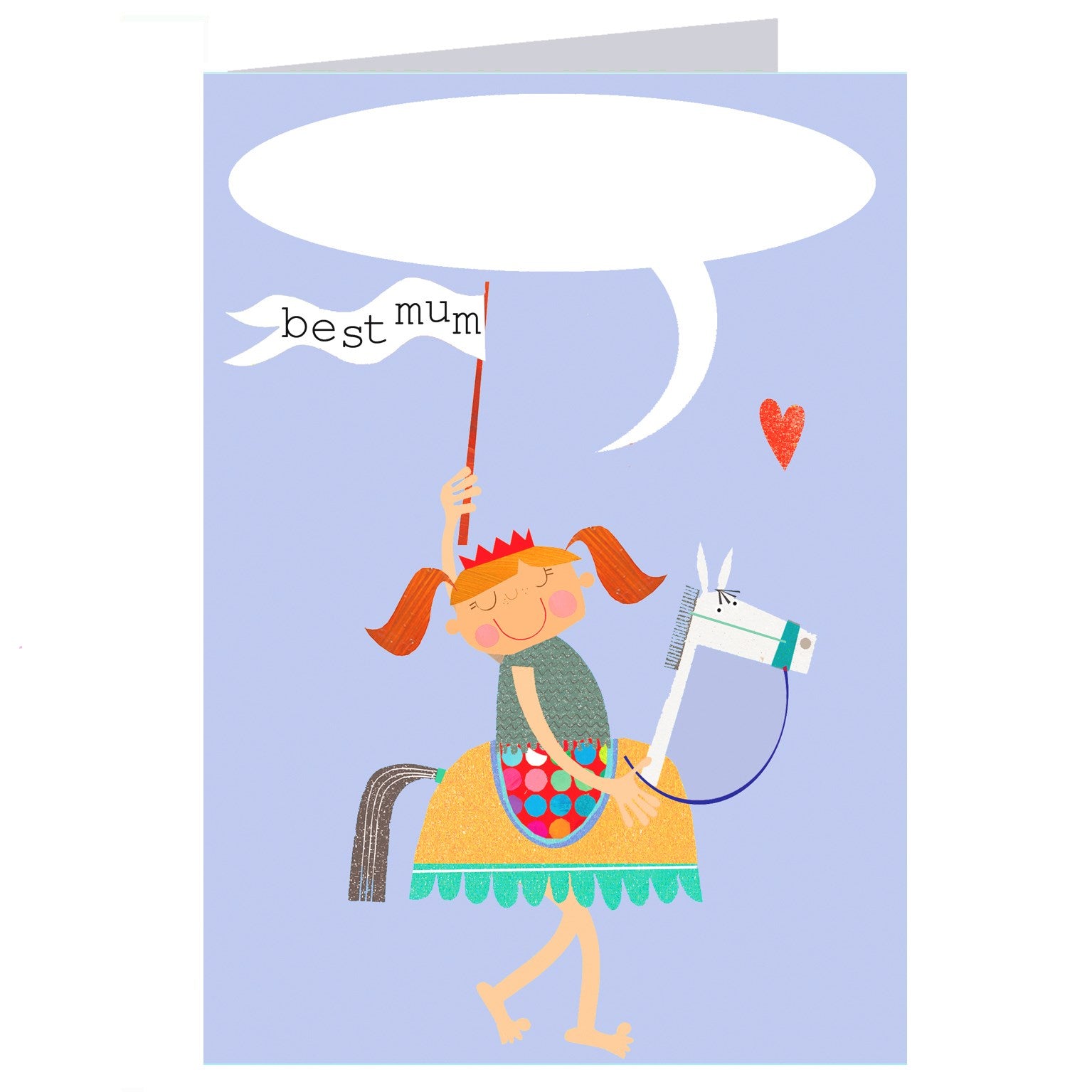 MD06 personalised best mum knight card