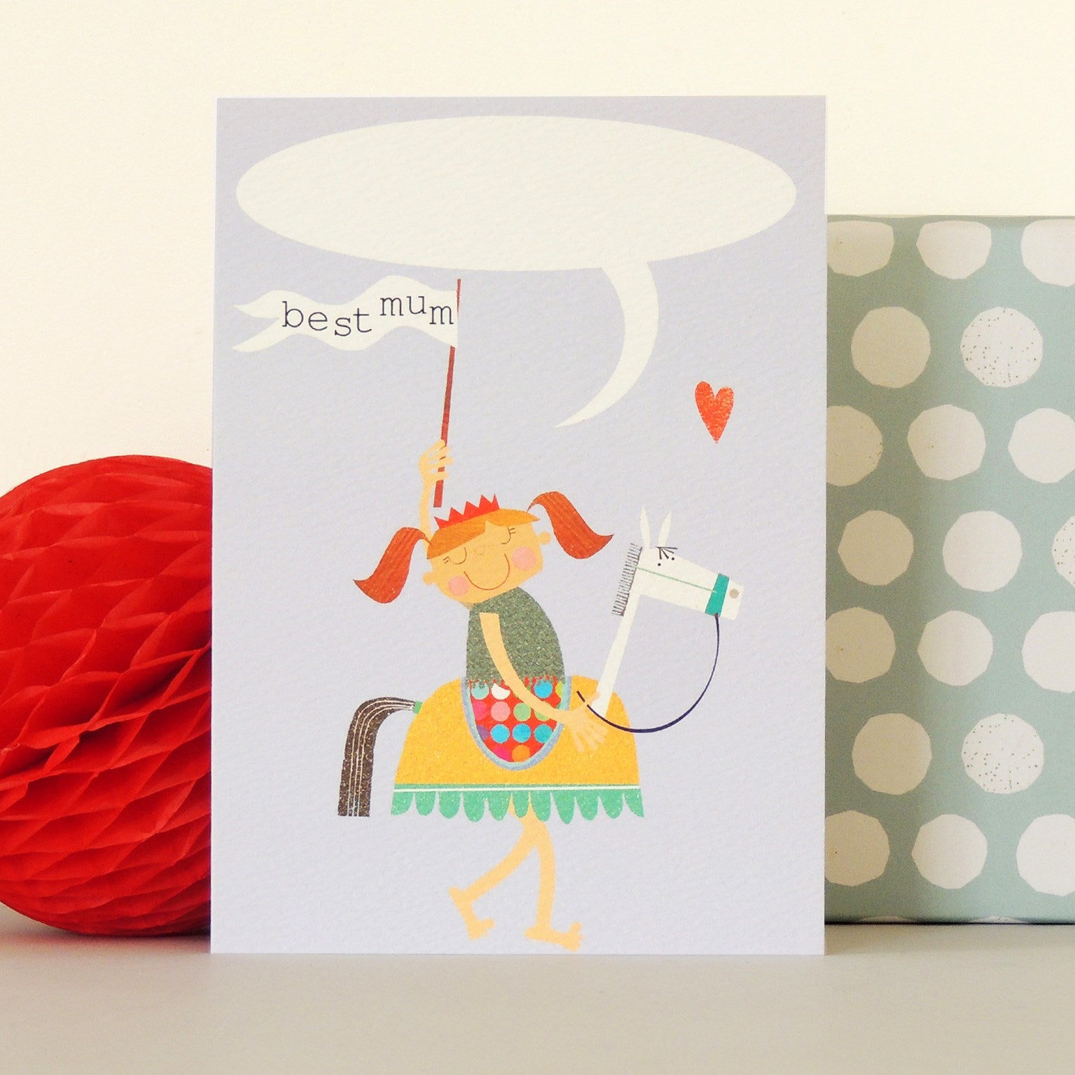 MD06 personalised best mum knight card