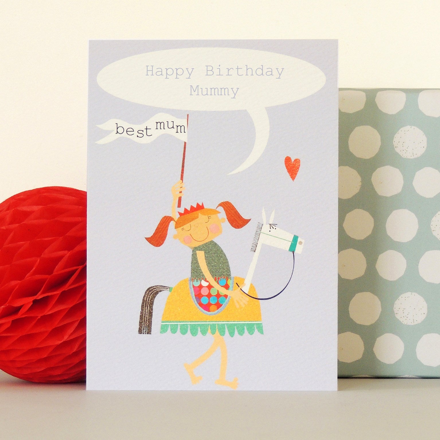 MD06 personalised best mum knight card