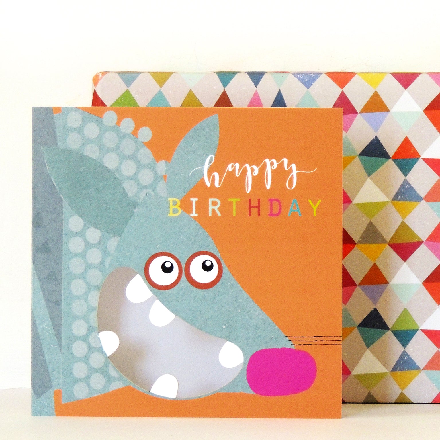 MY09 laser cut armadillo birthday card