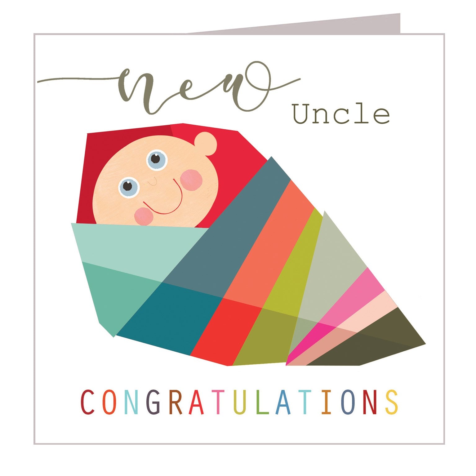 NB30 new uncle baby card