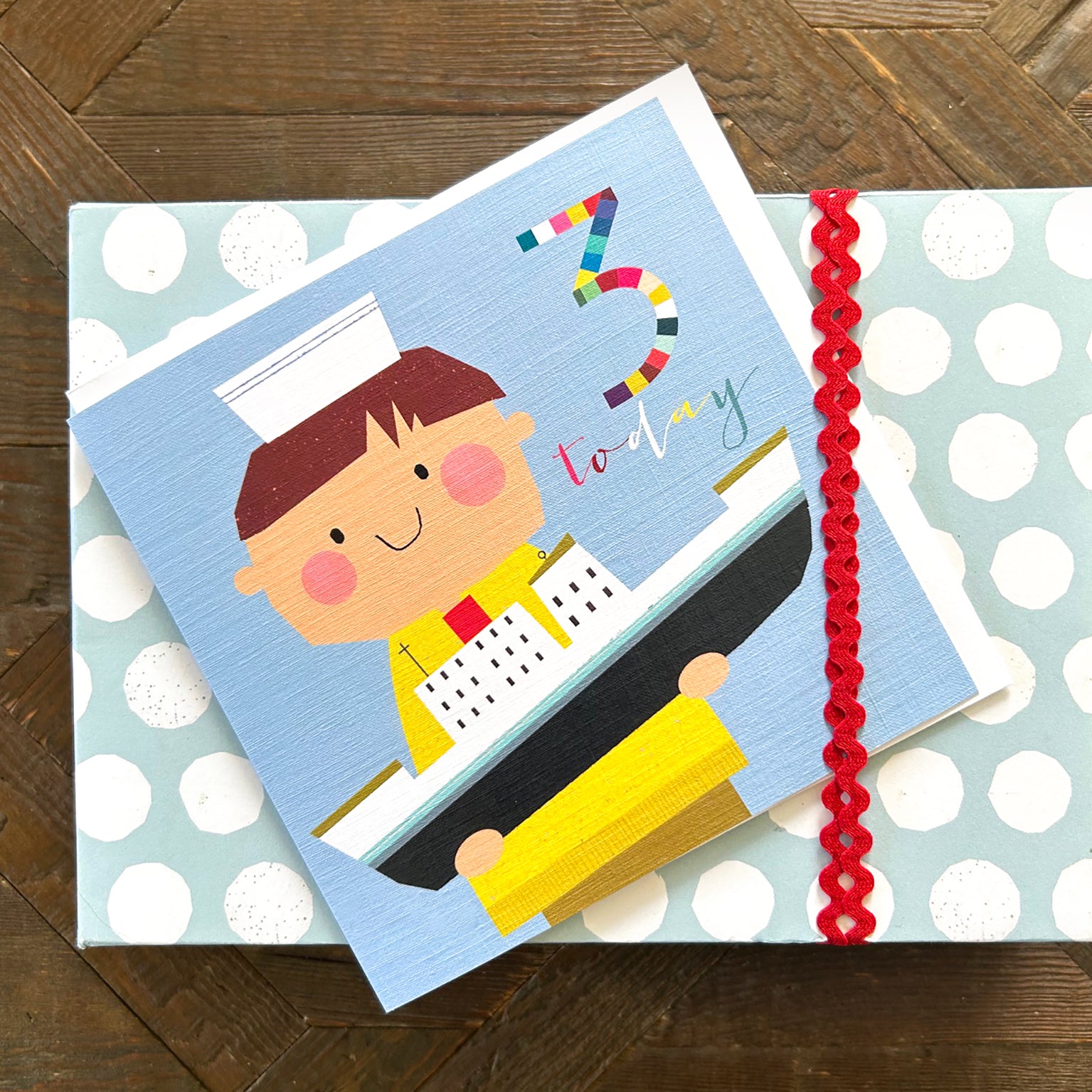 NK03 ship 3rd birthday card