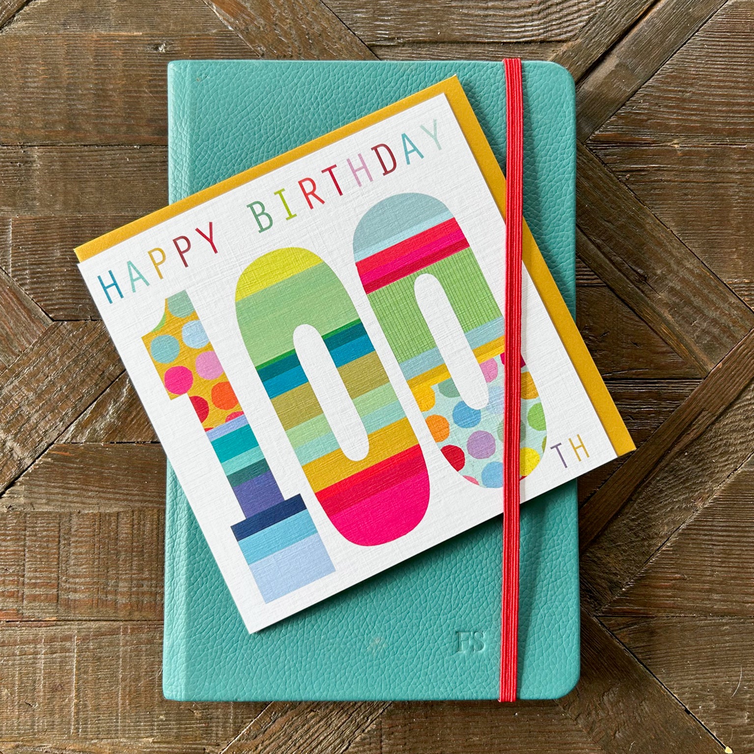 NO100 one hundred birthday card