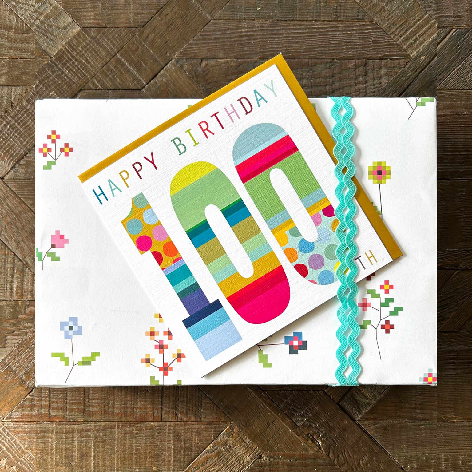 NO100 one hundred birthday card