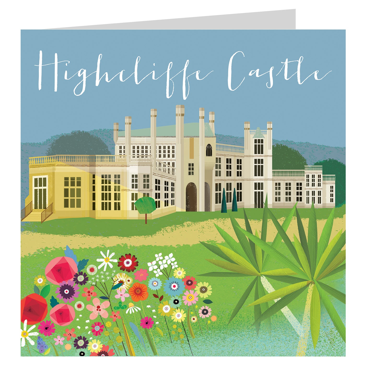NT03 highcliffe castle greetings card
