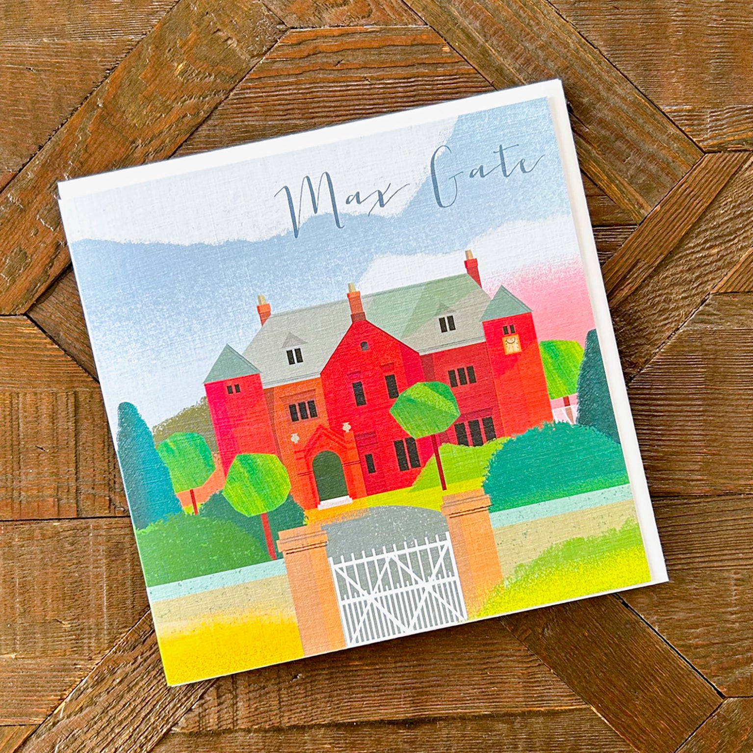 NT04 max gate house greetings card